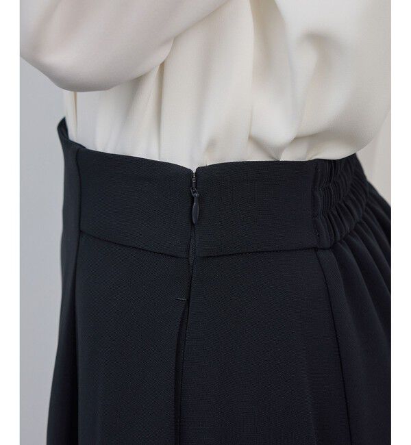 ROPE「トリアセダブルクロス ハイウエストフレアスカート/イージーケア・セットアップ対応・25AW」|スカート|