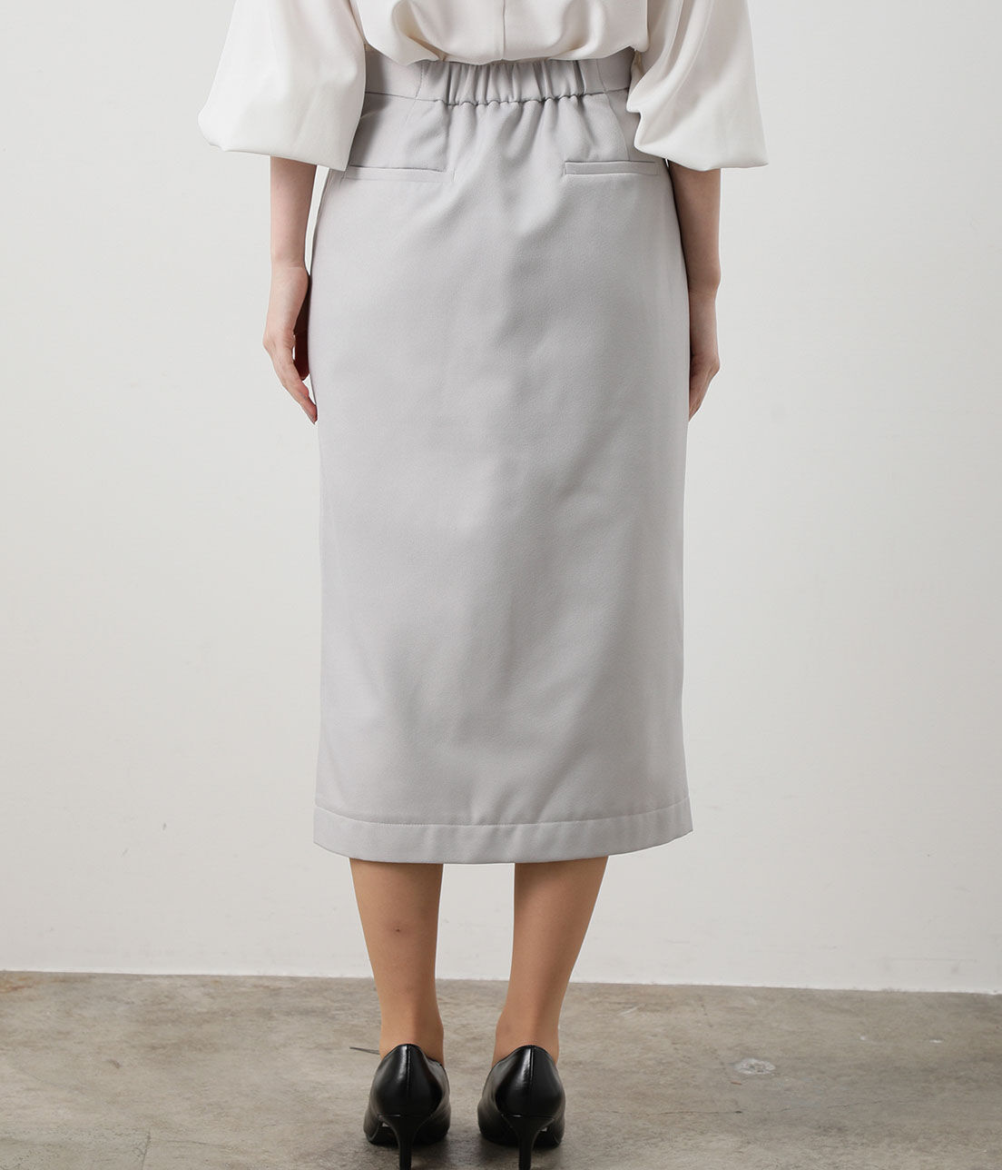 VIS「フロントZIPタイトスカート」|スカート|