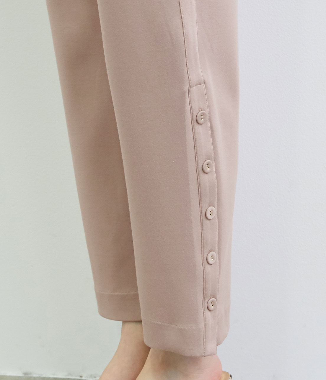 VIS「【スフレタッチ】ダンボールニットサイドスリットパンツ」|その他|