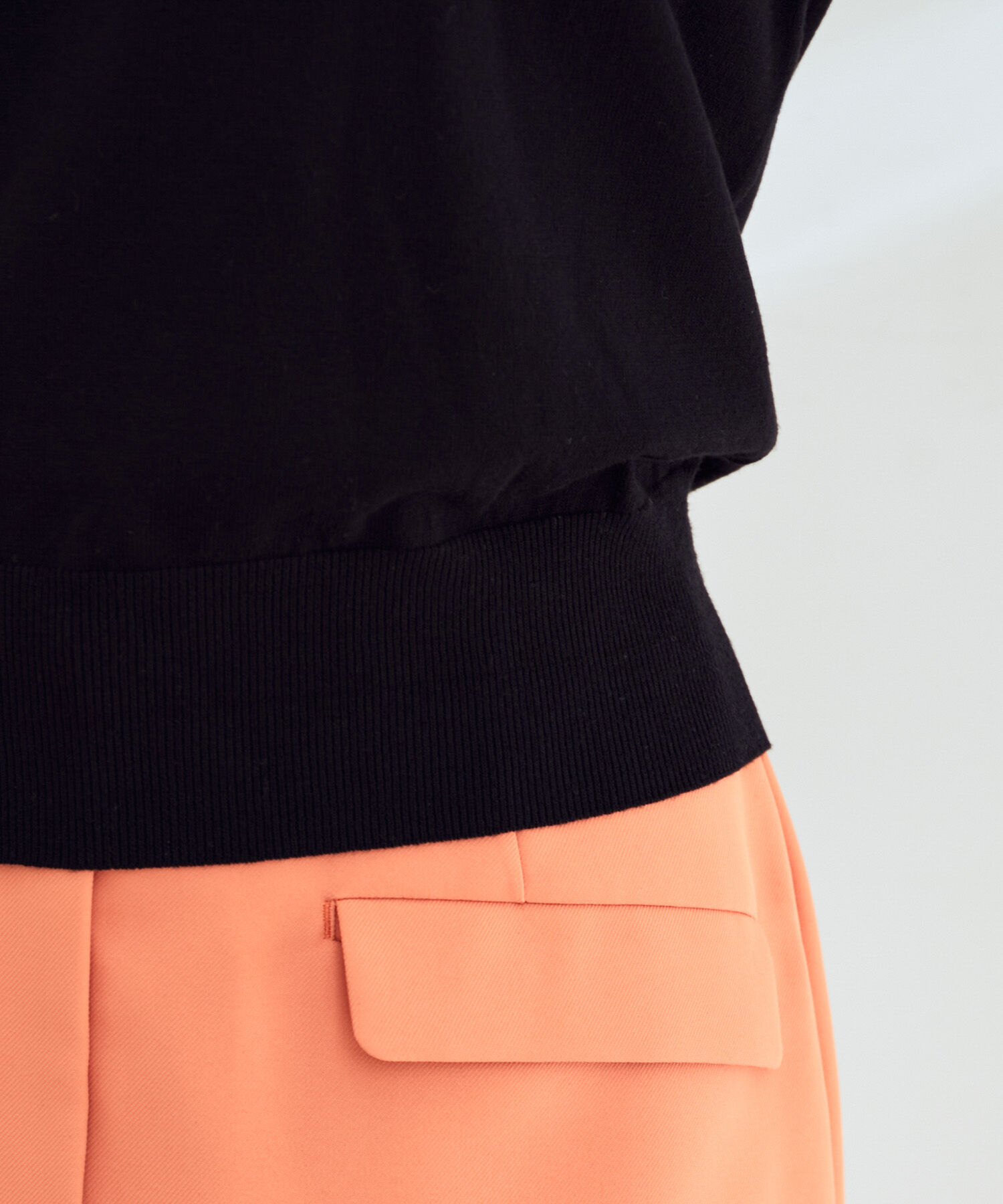 VIS「【接触冷感】ハーフスリーブベーシックニット」|ニット・セーター|