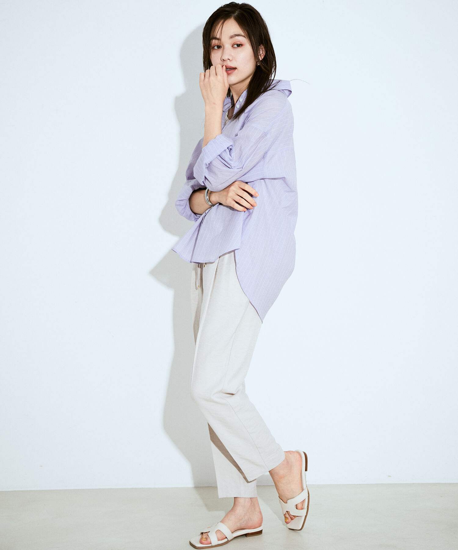 VIS「シアーストライプシャツ」|シャツ・ブラウス|