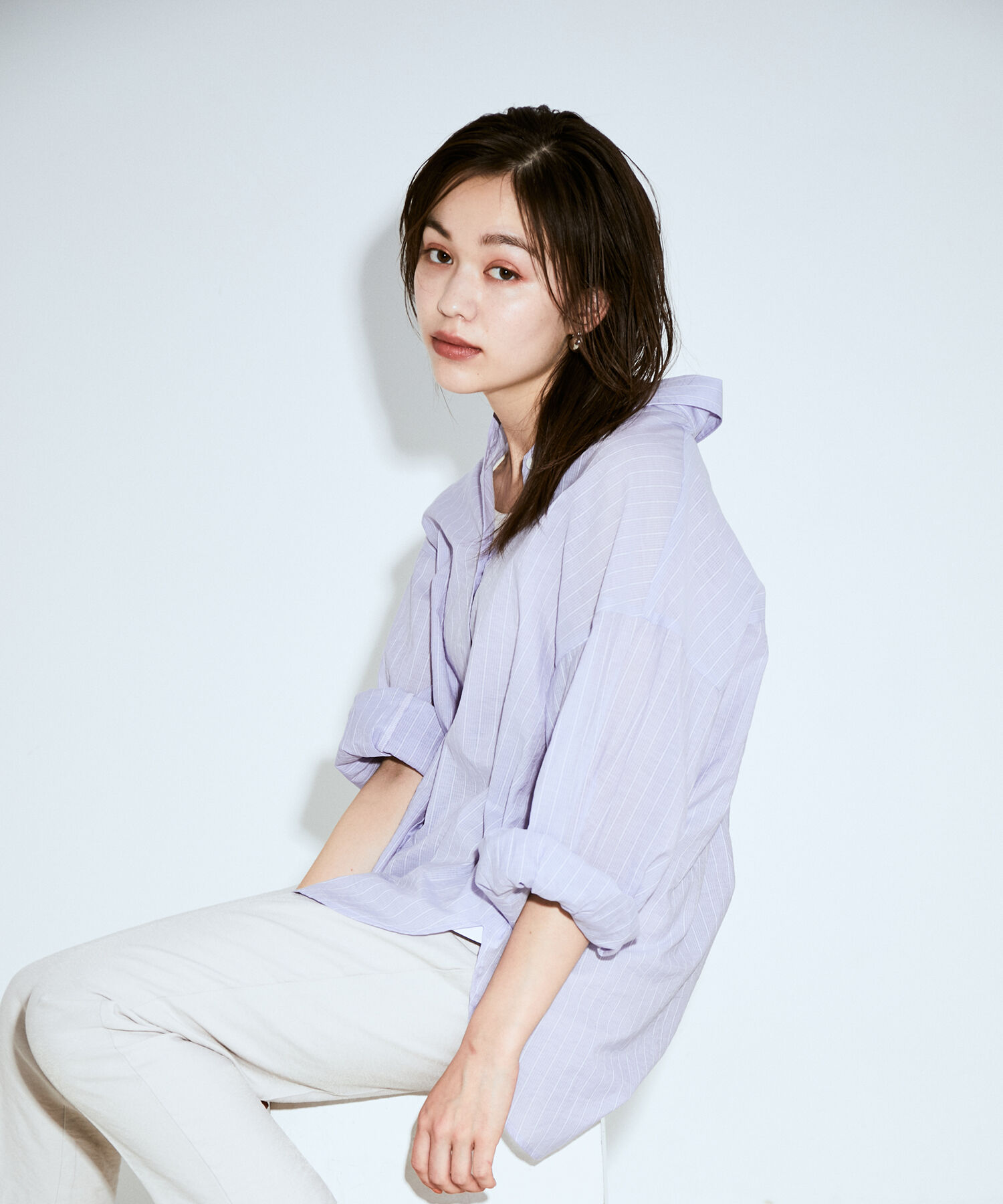 VIS「シアーストライプシャツ」|シャツ・ブラウス|