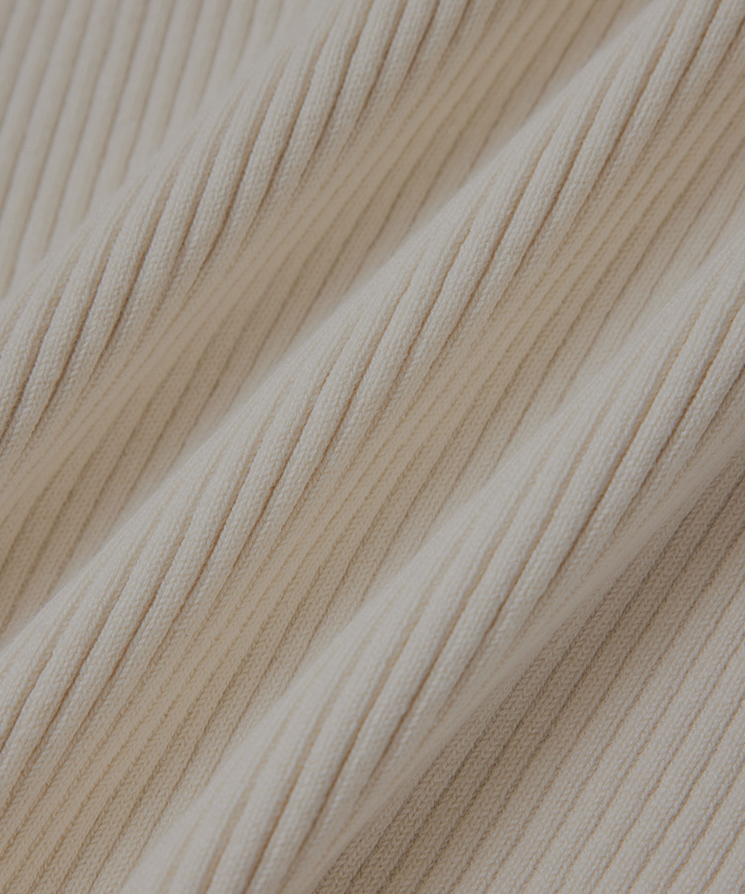 VIS「【洗える】5分袖スクエアネックリブニット」|ニット・セーター|