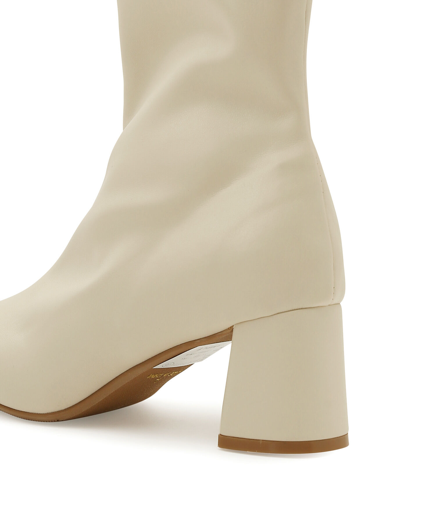 Juze「【抗菌防臭】スクエアトゥストレッチヒールブーツ」|その他|