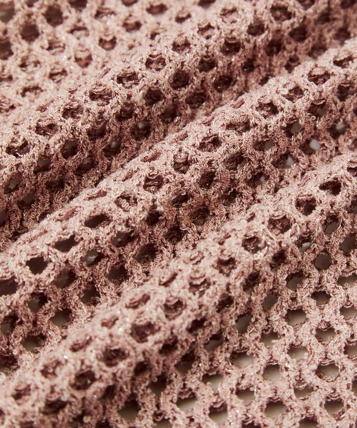 VIS「【前後2WAY】ラメメッシュニットべスト」|ベスト・ジレ|