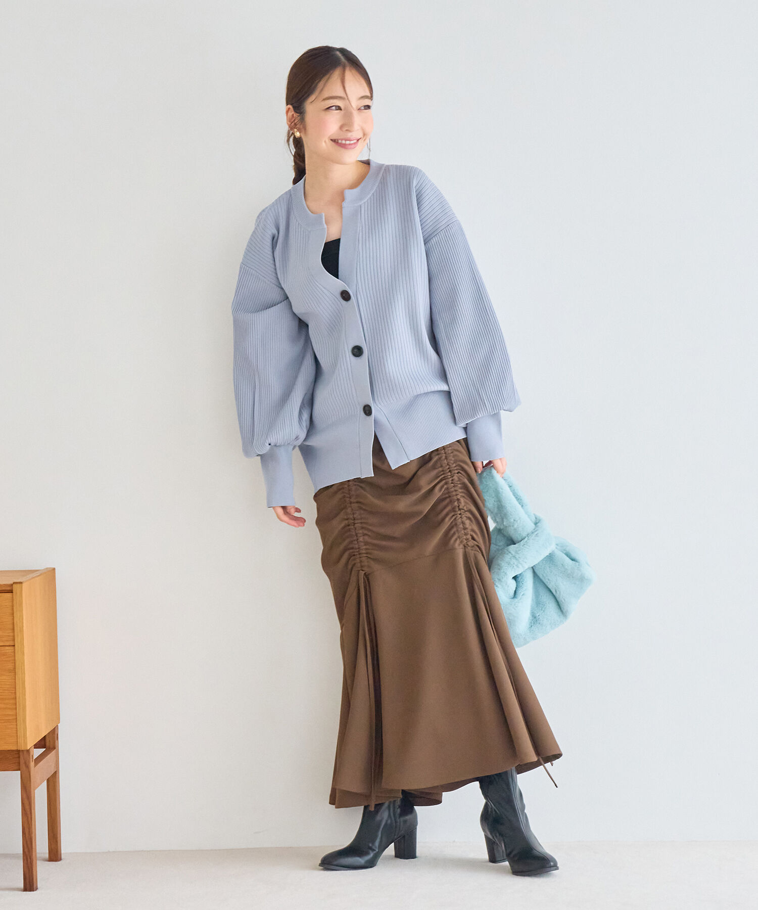 VIS「【マルチWAY】ファーバック」|ハンドバッグ|