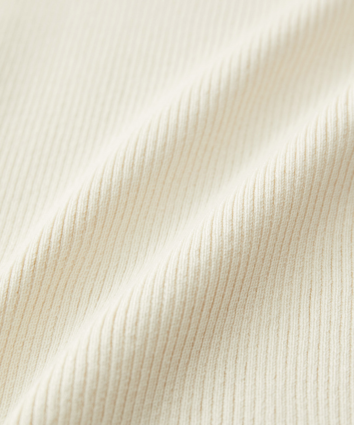 VIS「ハートネックハーフスリーブリブニット」|ニット・セーター|