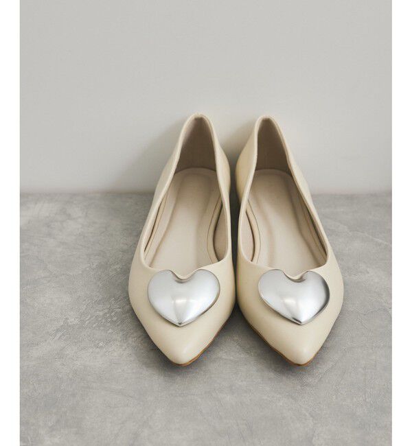 VIS「メタルハートパンプス」|バレエシューズ|生成メイン