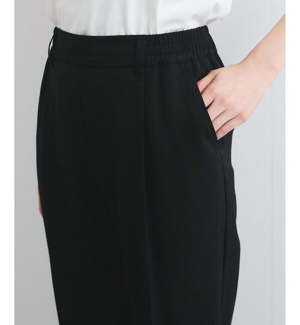 VIS「【接触冷感/洗える】 リラックステーパードパンツ」|チノ|