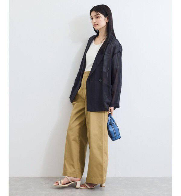 VIS「シアーリラックスジャケット」|テーラードジャケット|