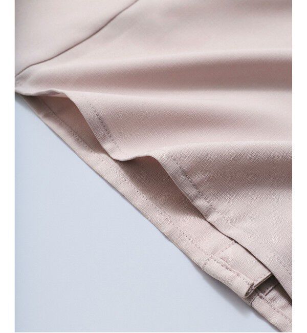 VIS「【WEB限定】フリルバンドカラースキッパーシャツ/通勤対応」|シャツ・ブラウス|