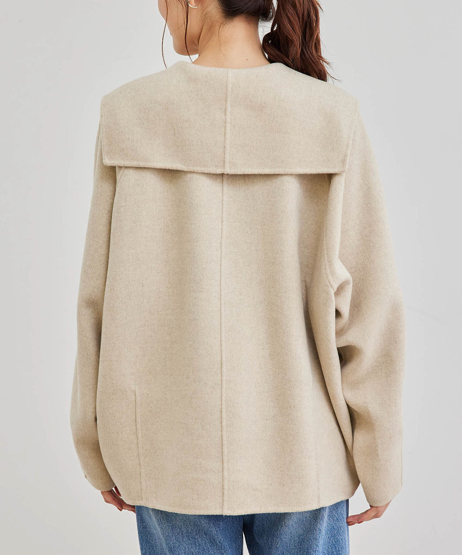 Rope&rsquo;Picnic「セーラーカラーショートコート」|その他|