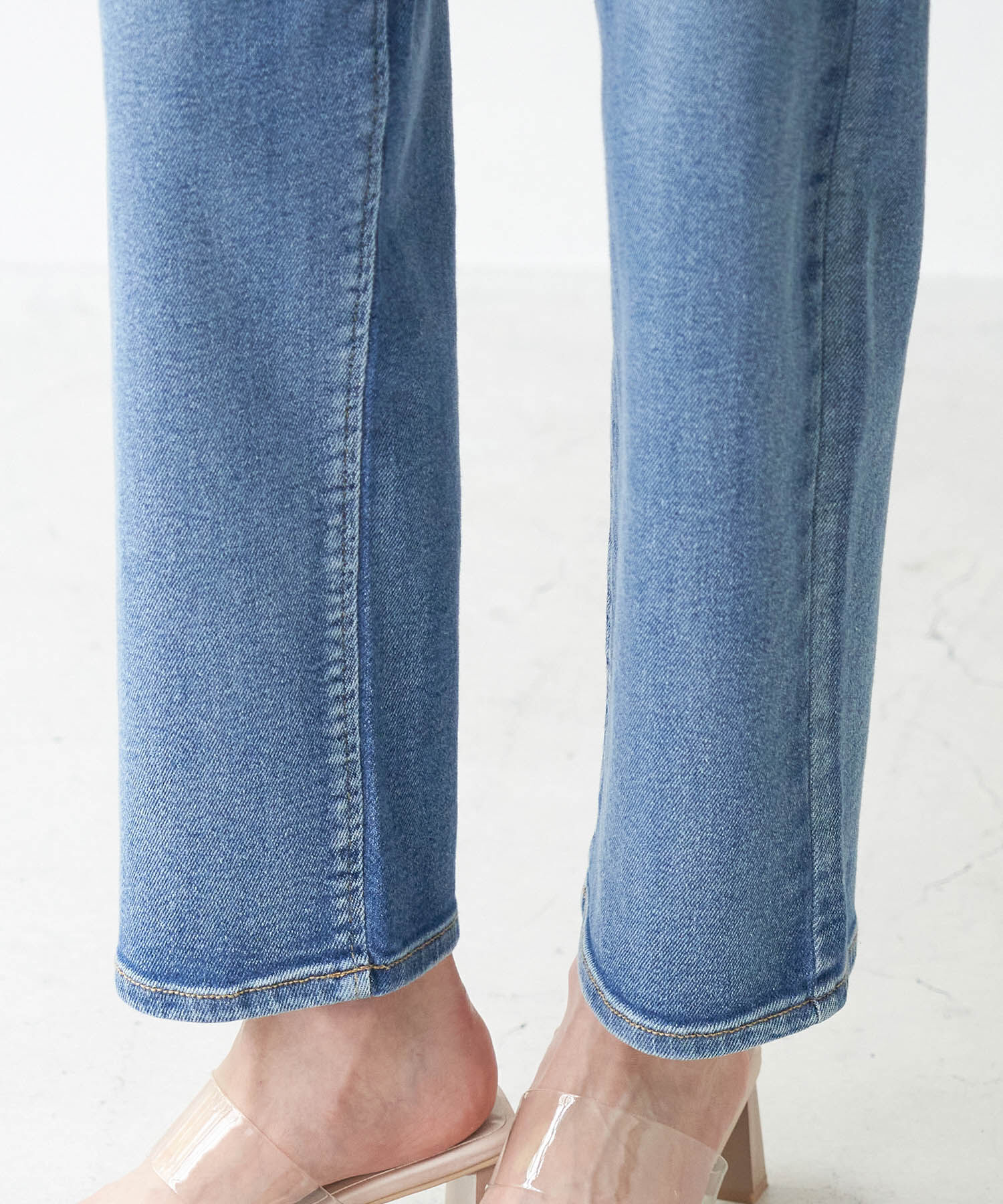 Rope&rsquo;Picnic「ハイライズマムジーンズ」|デニム|