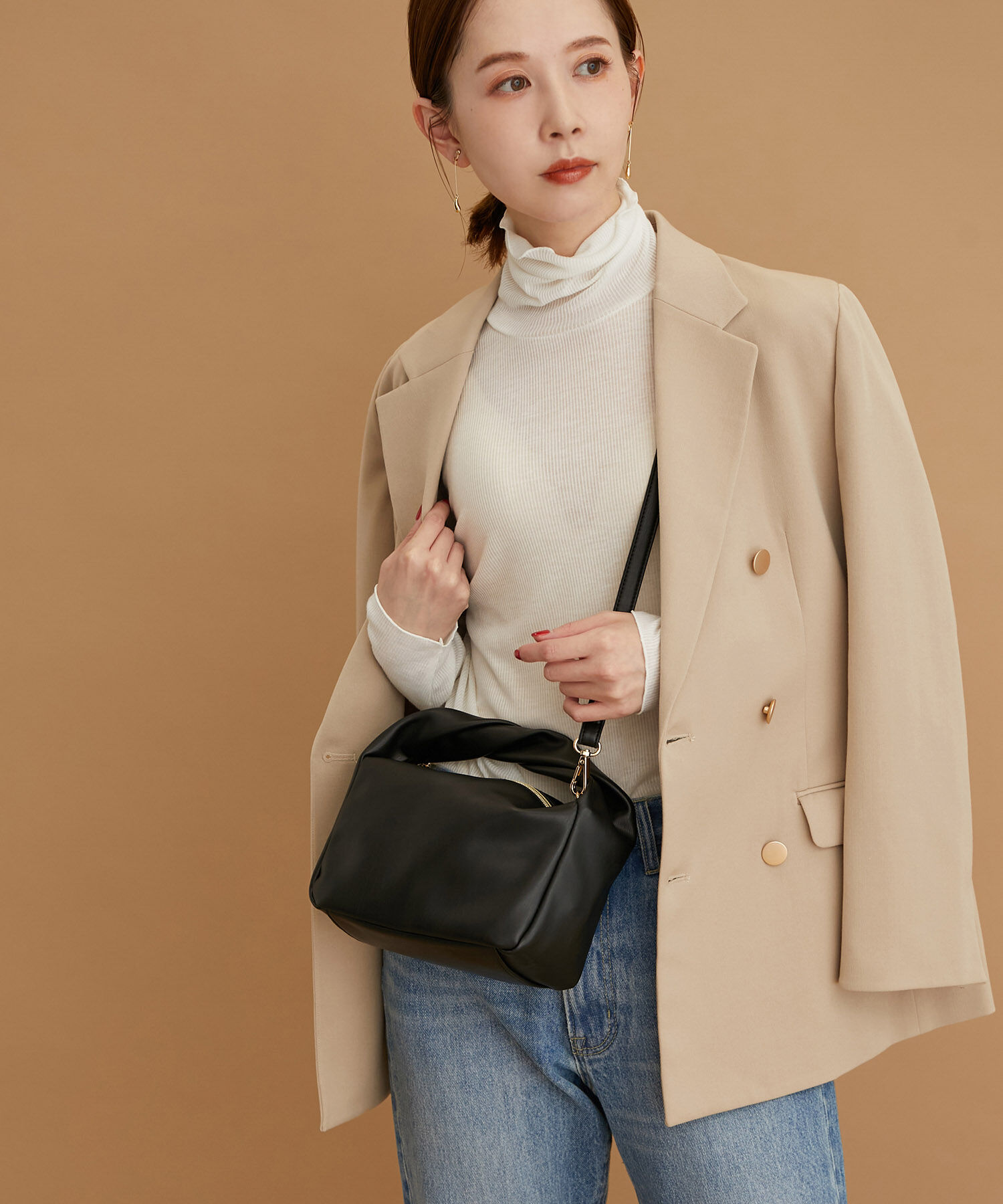 Rope&rsquo;Picnic「【WEB限定カラー:チャコール,オレンジ】シアーカットタートル」|Tシャツ・カットソー|