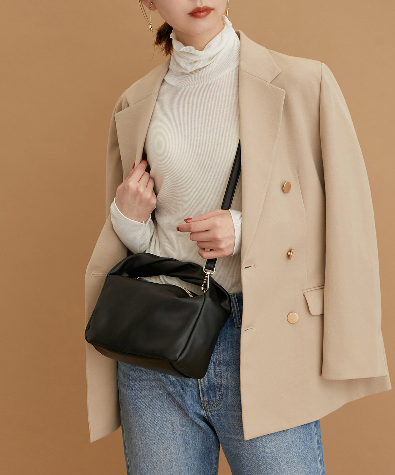 Rope&rsquo;Picnic「【WEB限定カラー:チャコール,オレンジ】シアーカットタートル」|Tシャツ・カットソー|