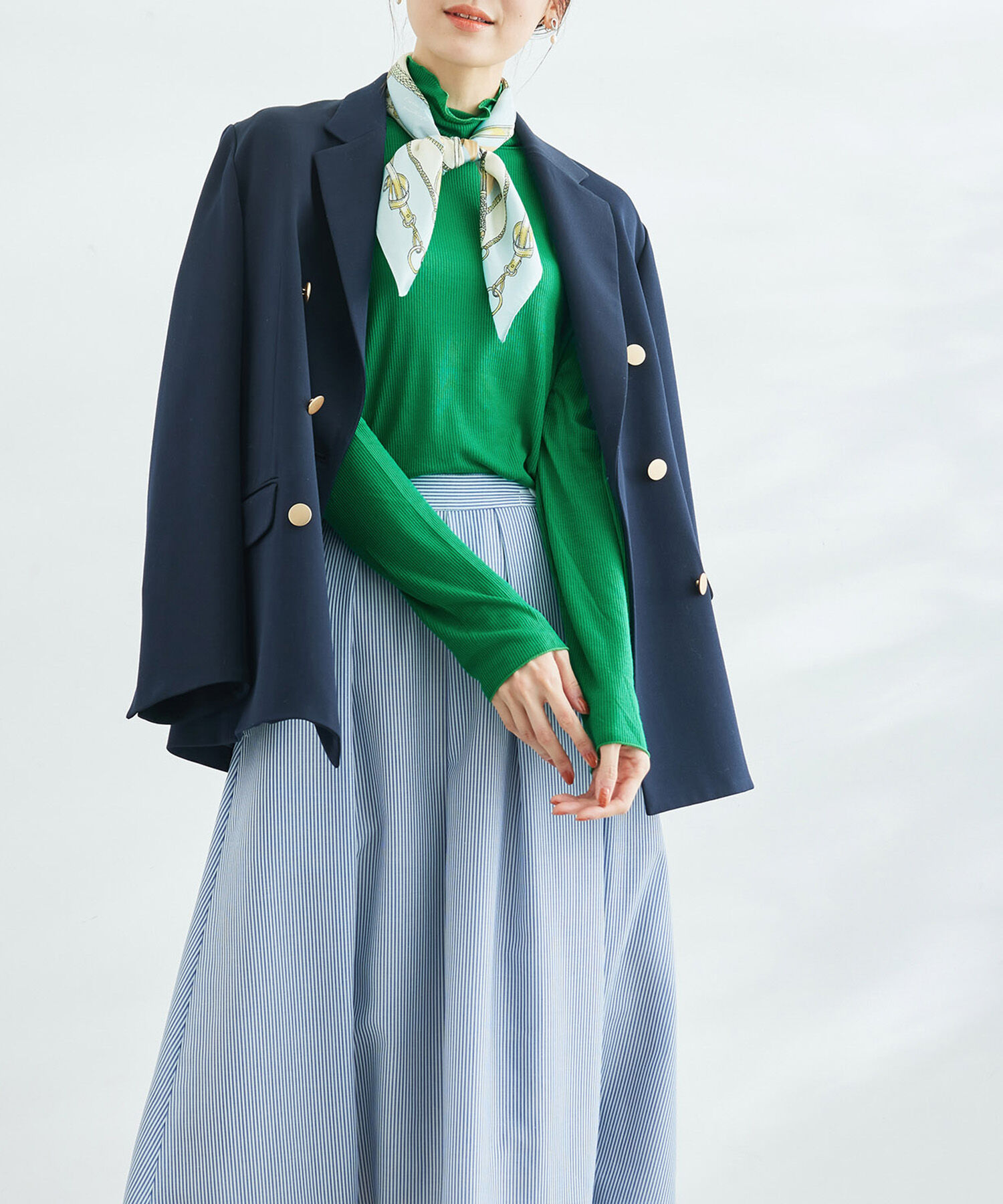 Rope&rsquo;Picnic「【WEB限定カラー:チャコール,オレンジ】シアーカットタートル」|Tシャツ・カットソー|