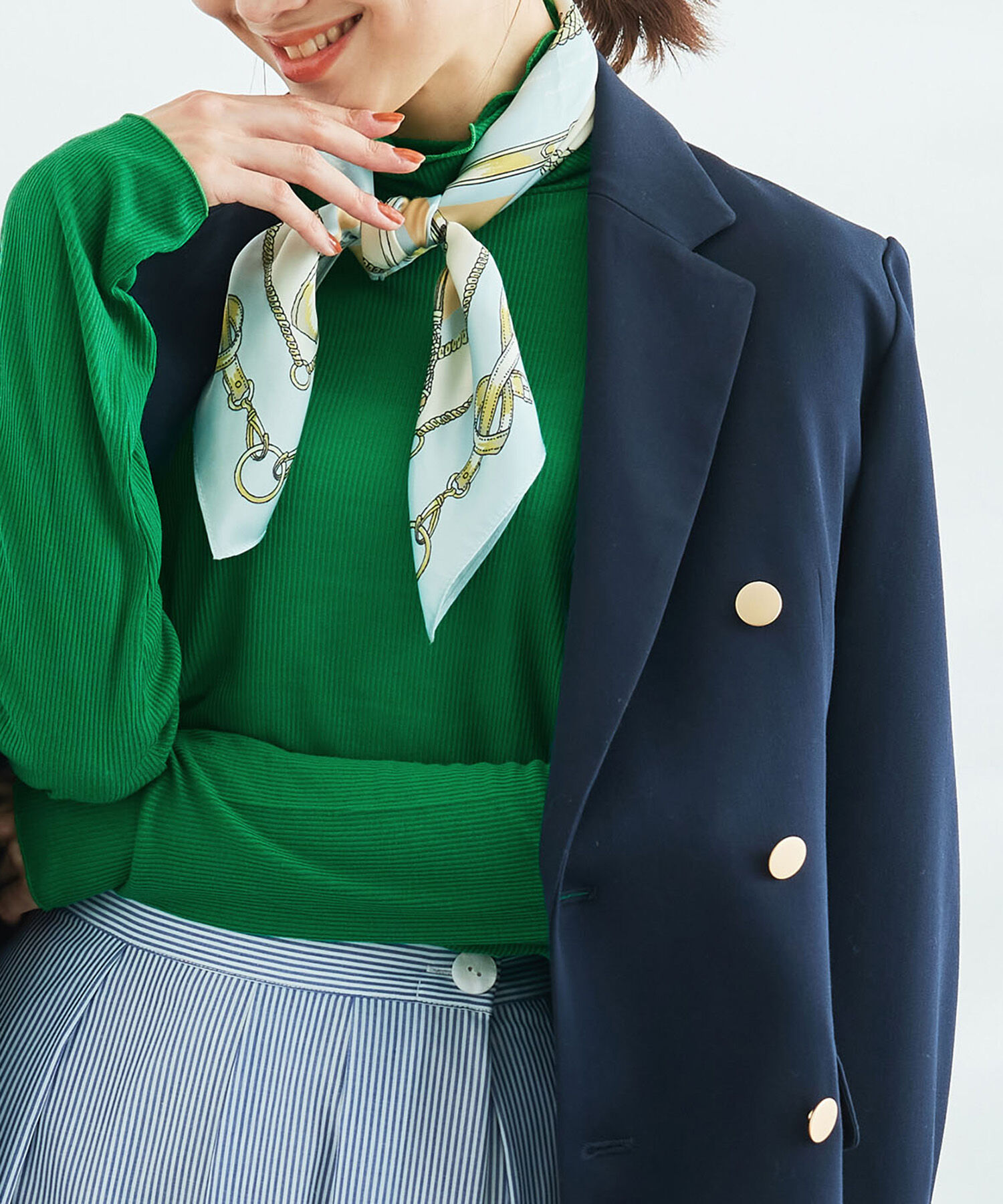 Rope&rsquo;Picnic「【WEB限定カラー:チャコール,オレンジ】シアーカットタートル」|Tシャツ・カットソー|