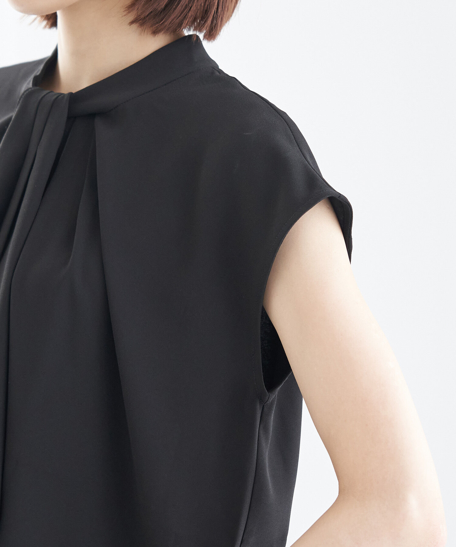 Rope&rsquo;Picnic「【WEB限定カラー:モカ,クリーム】2WAY/ボウタイフレンチスリーブブラウス」|シャツ・ブラウス|