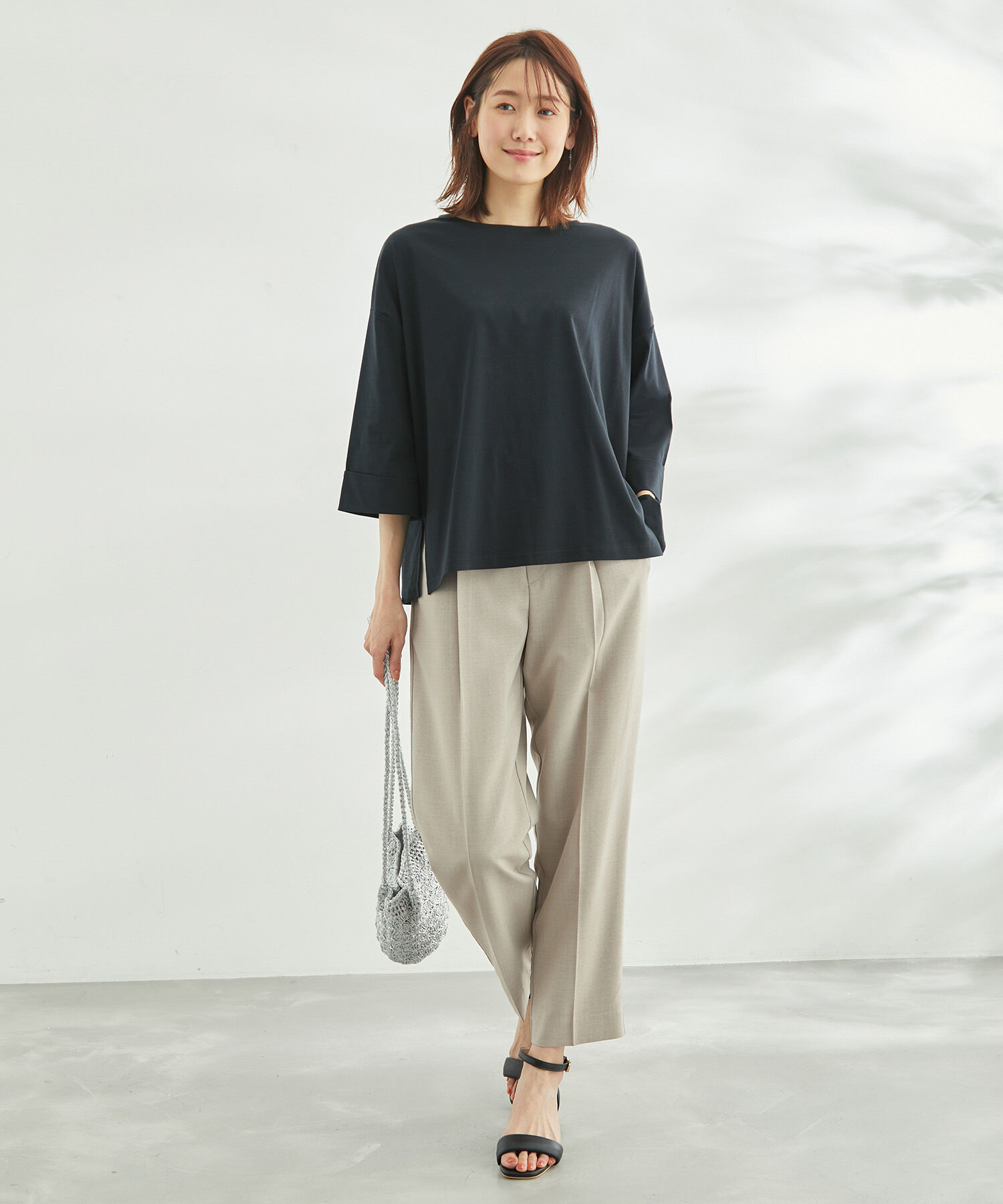 Rope&rsquo;Picnic「60シルケットカットトップス 」|Tシャツ・カットソー|