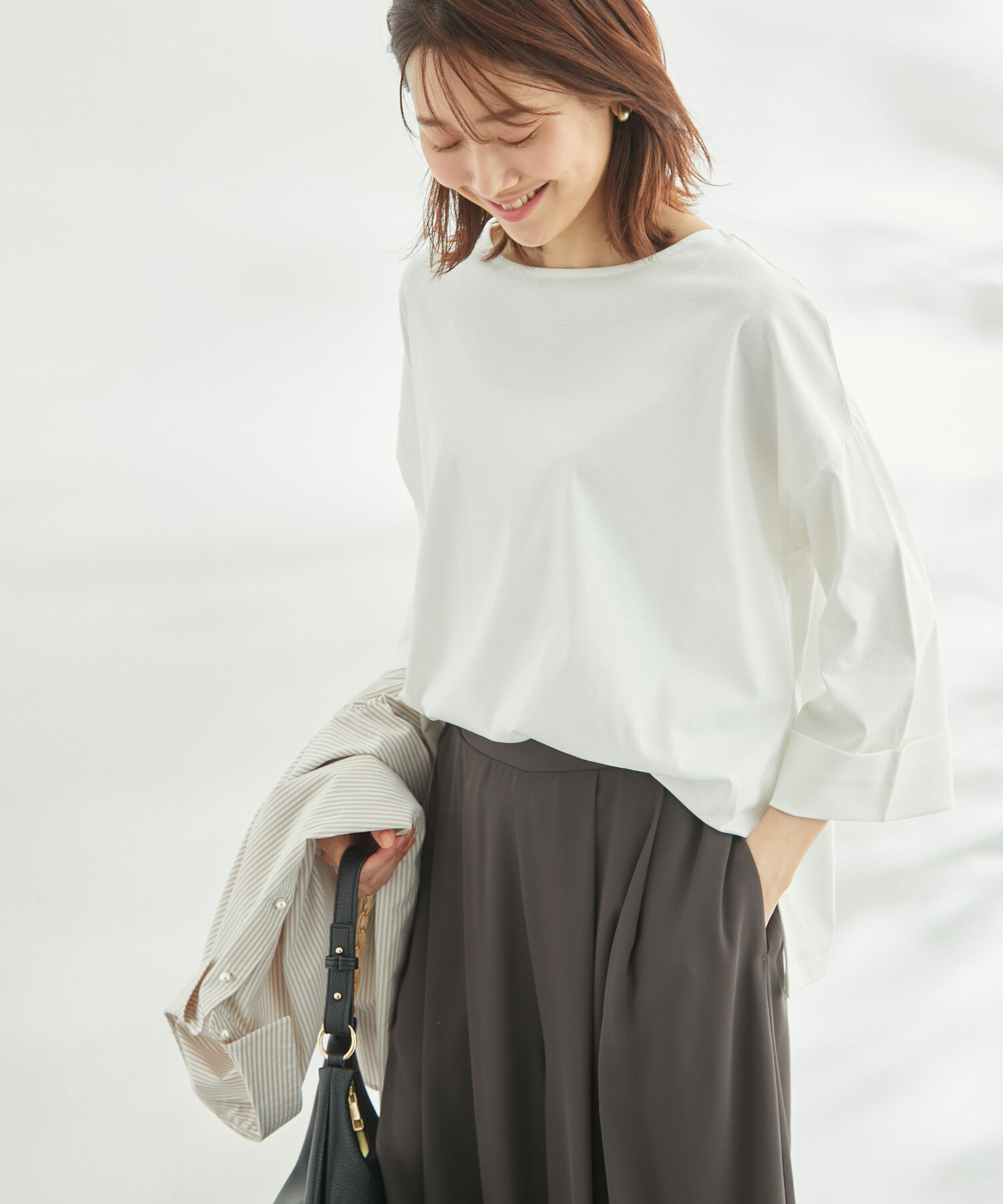 Rope&rsquo;Picnic「60シルケットカットトップス 」|Tシャツ・カットソー|