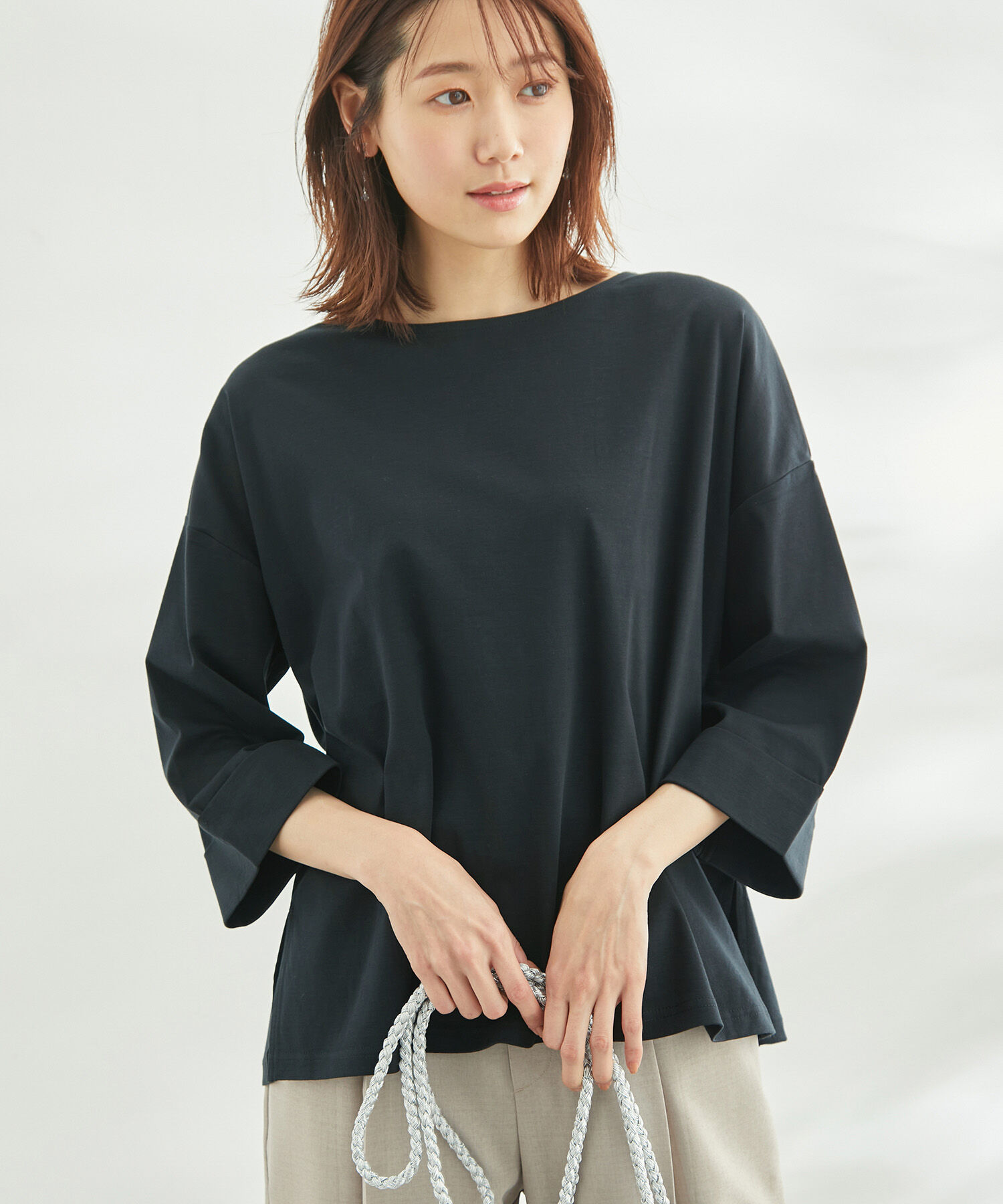 Rope&rsquo;Picnic「60シルケットカットトップス 」|Tシャツ・カットソー|