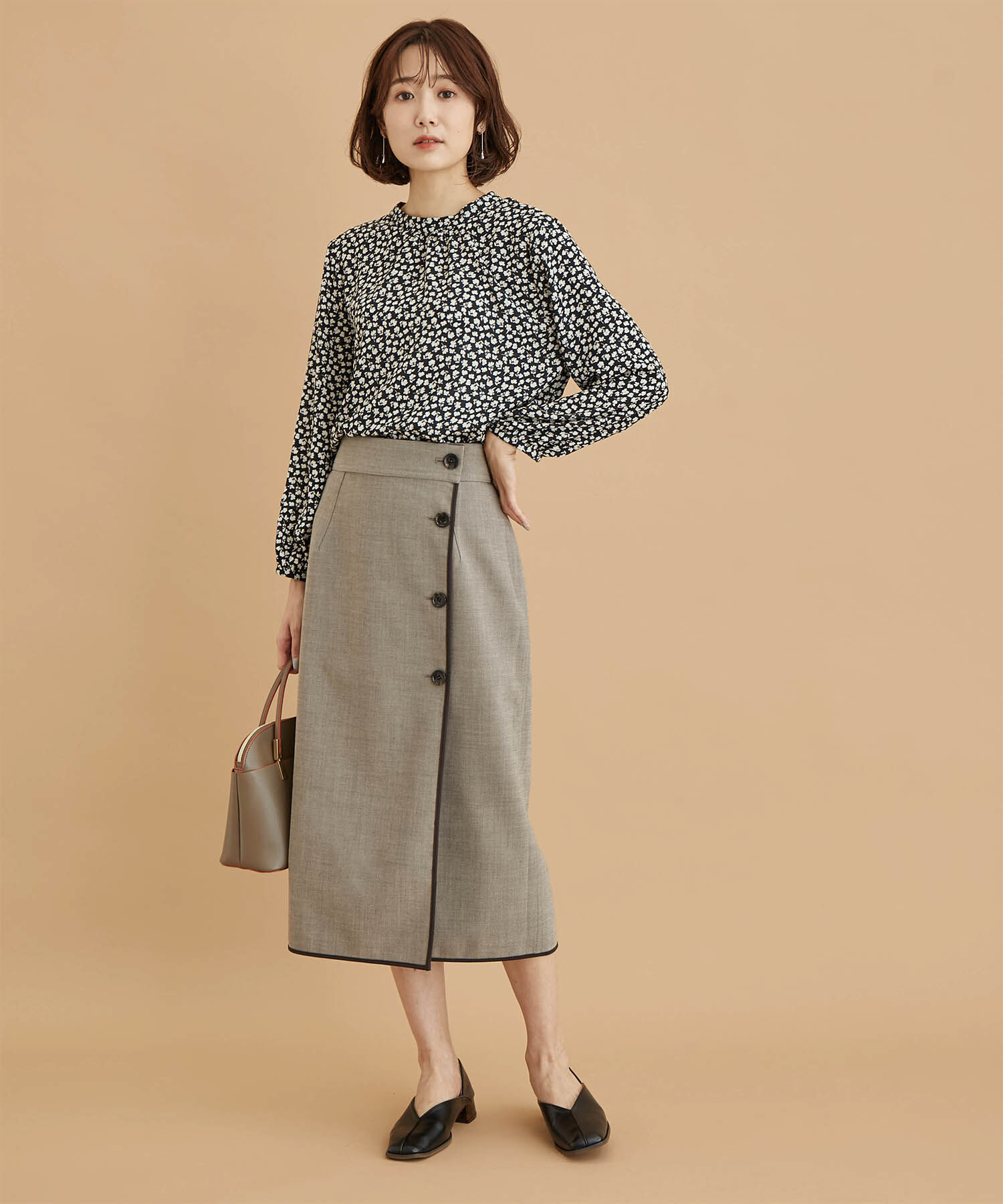 Rope&rsquo;Picnic「2WAY/スタンドブラウス/新色追加」|シャツ・ブラウス|