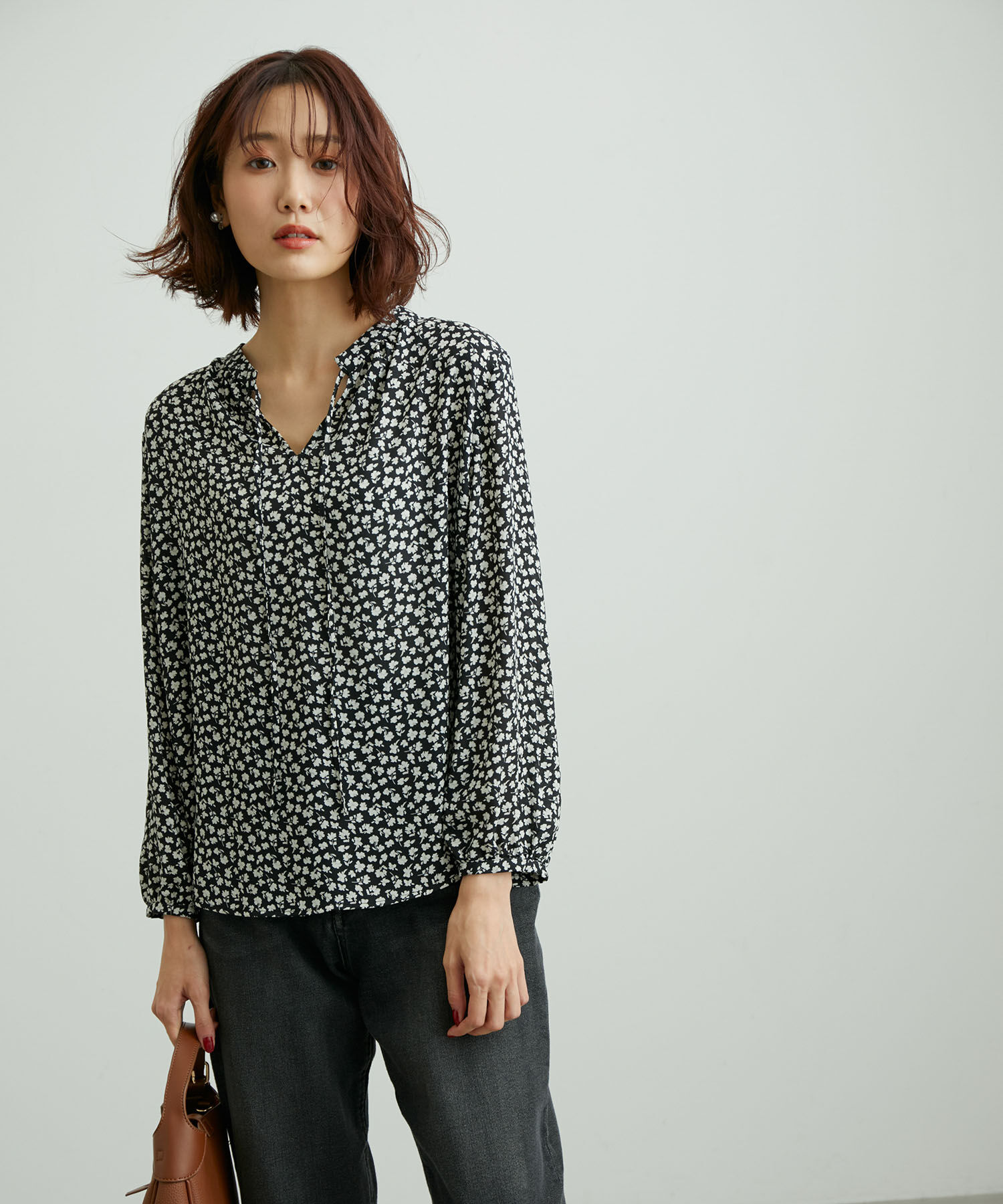 Rope&rsquo;Picnic「2WAY/スタンドブラウス/新色追加」|シャツ・ブラウス|