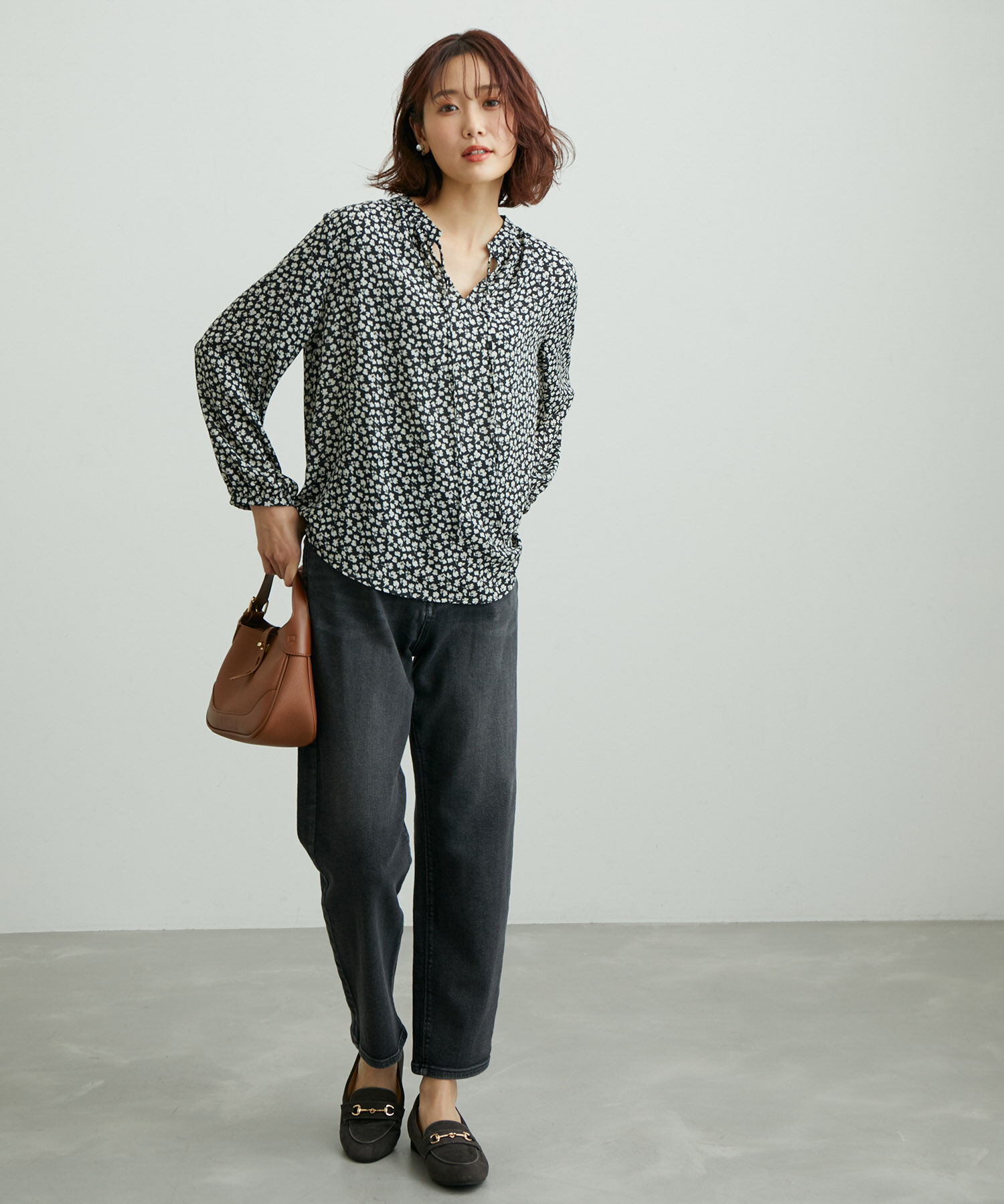 Rope&rsquo;Picnic「2WAY/スタンドブラウス/新色追加」|シャツ・ブラウス|