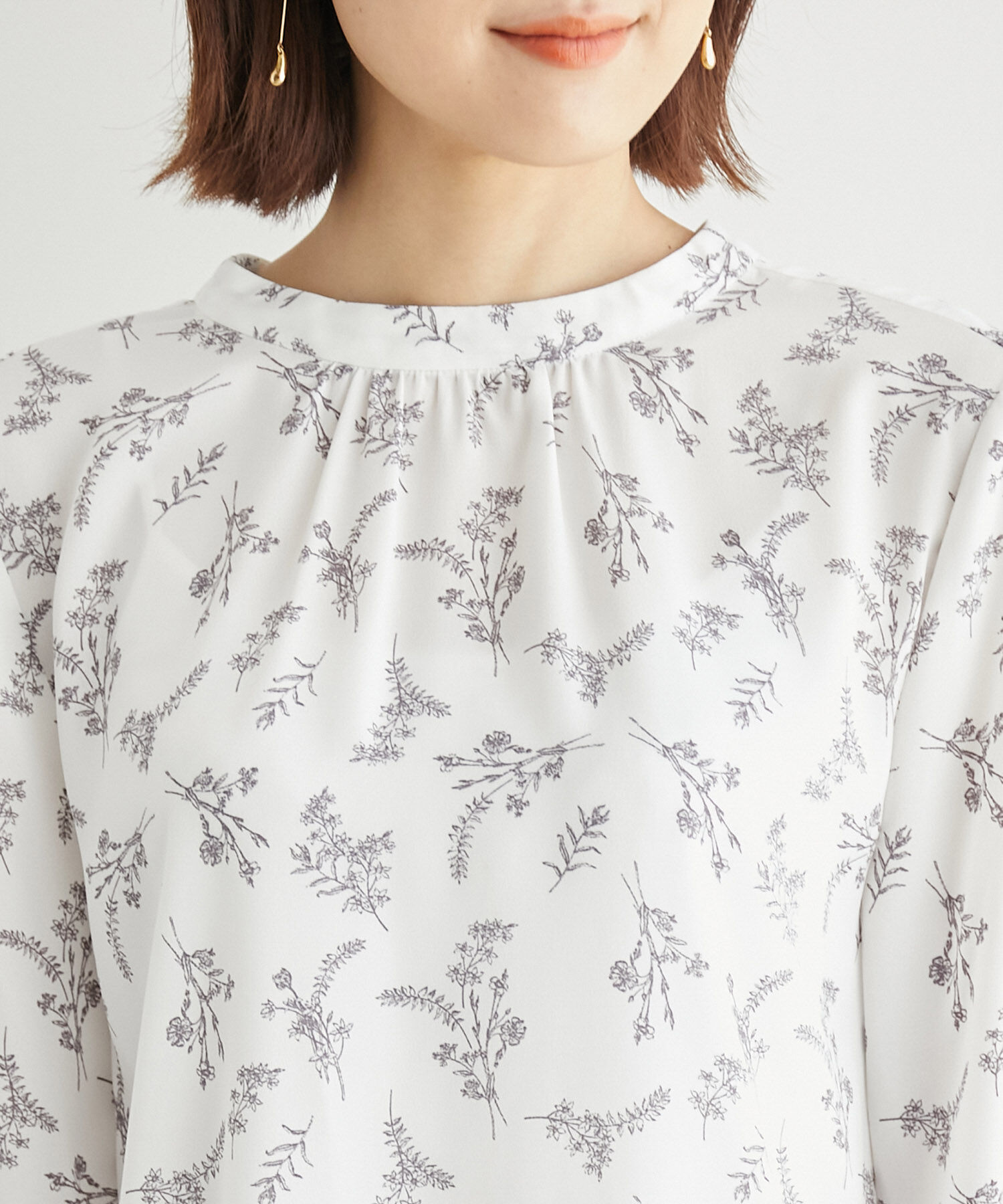 Rope&rsquo;Picnic「2WAY/スタンドブラウス/新色追加」|シャツ・ブラウス|