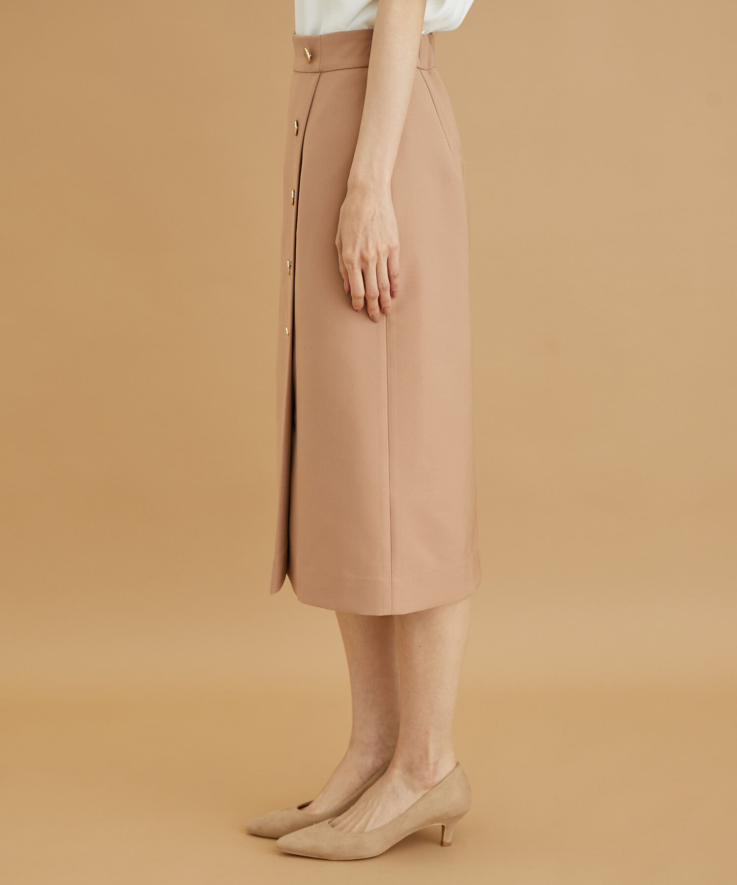 Rope&rsquo;Picnic「メタル釦スカート」|スカート|