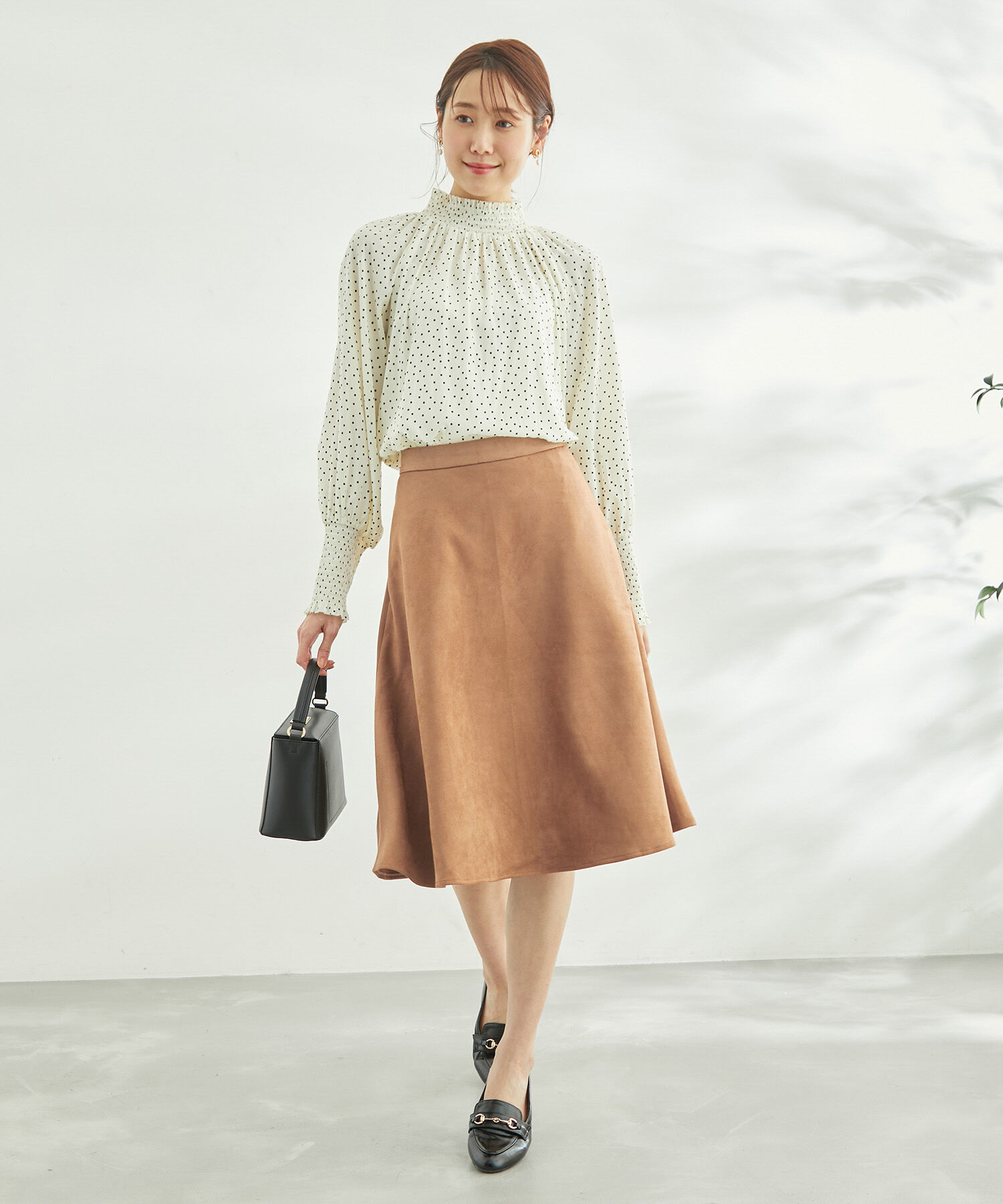 Rope&rsquo;Picnic「リサイクルポリエステルダンボールフレアスカート」|スカート|