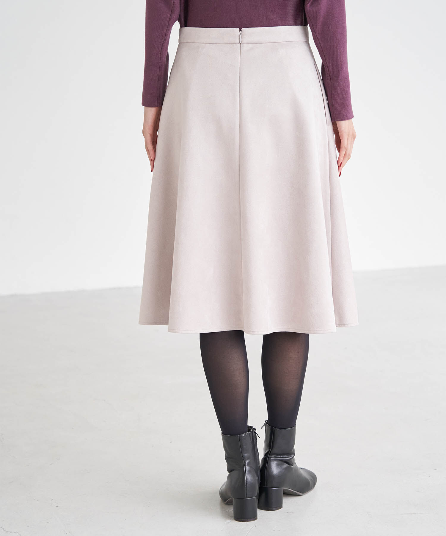 Rope&rsquo;Picnic「リサイクルポリエステルダンボールフレアスカート」|スカート|