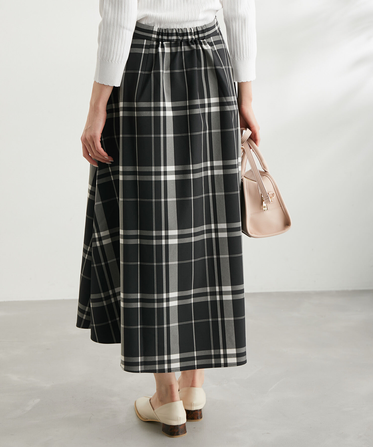 Rope&rsquo;Picnic「チェックボリュームスカート」|スカート|