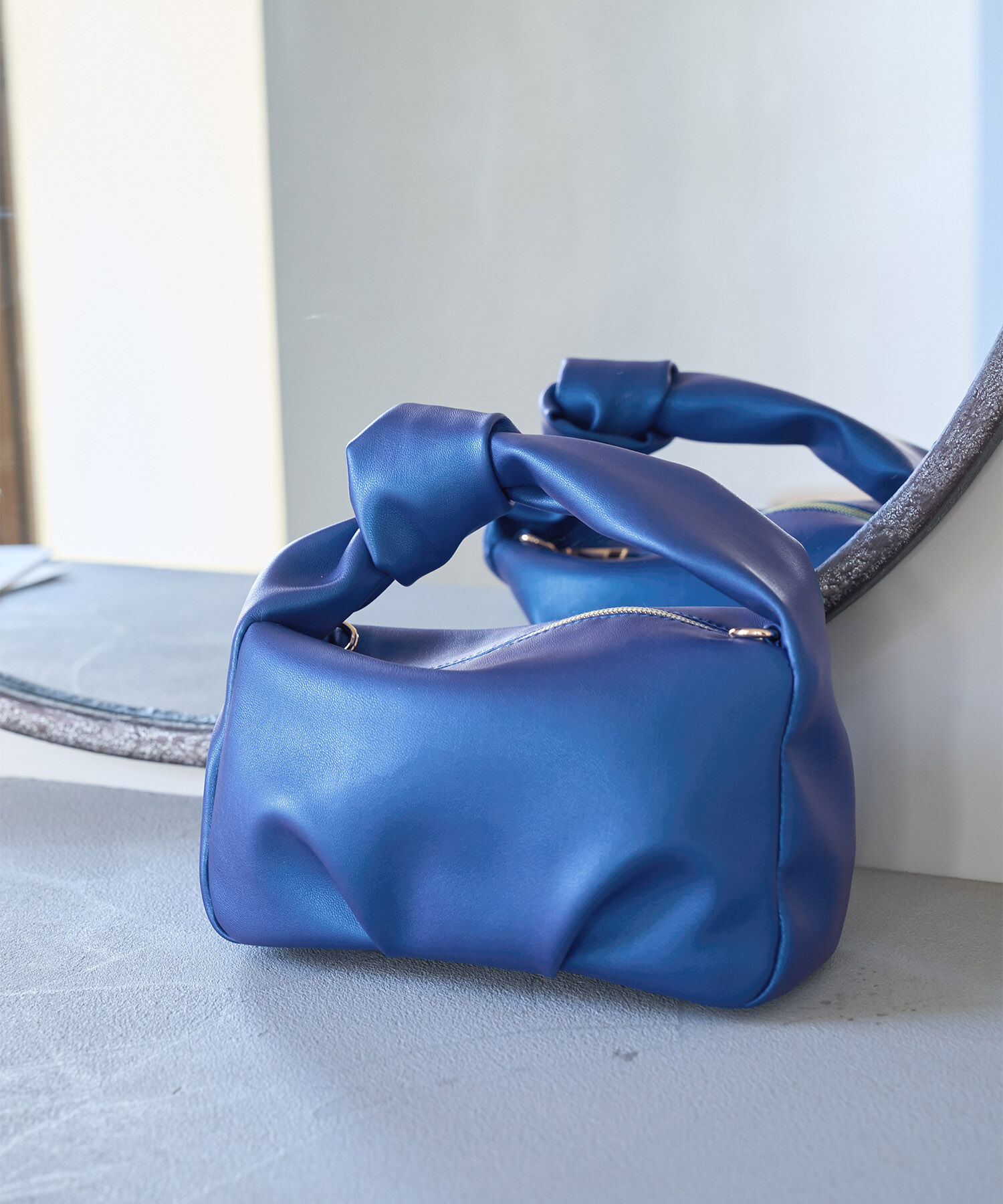 ROPE PICNIC PASSAGE「ノットハンドルホーボーミニショルダーバッグ」|ショルダー・メッセンジャー|ブルー系(46)