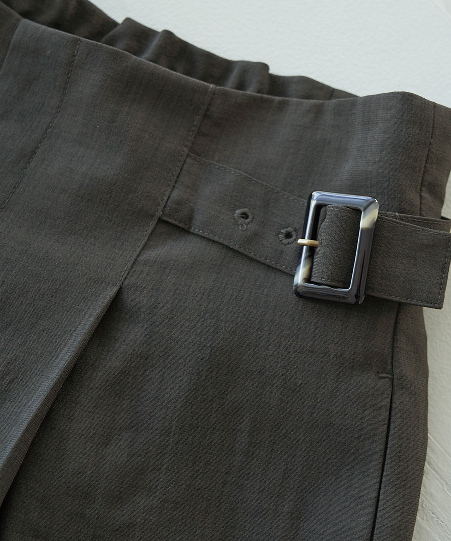 Rope&rsquo;Picnic「セットアップ対応/麻調シアーハイウエストパンツ」|その他|