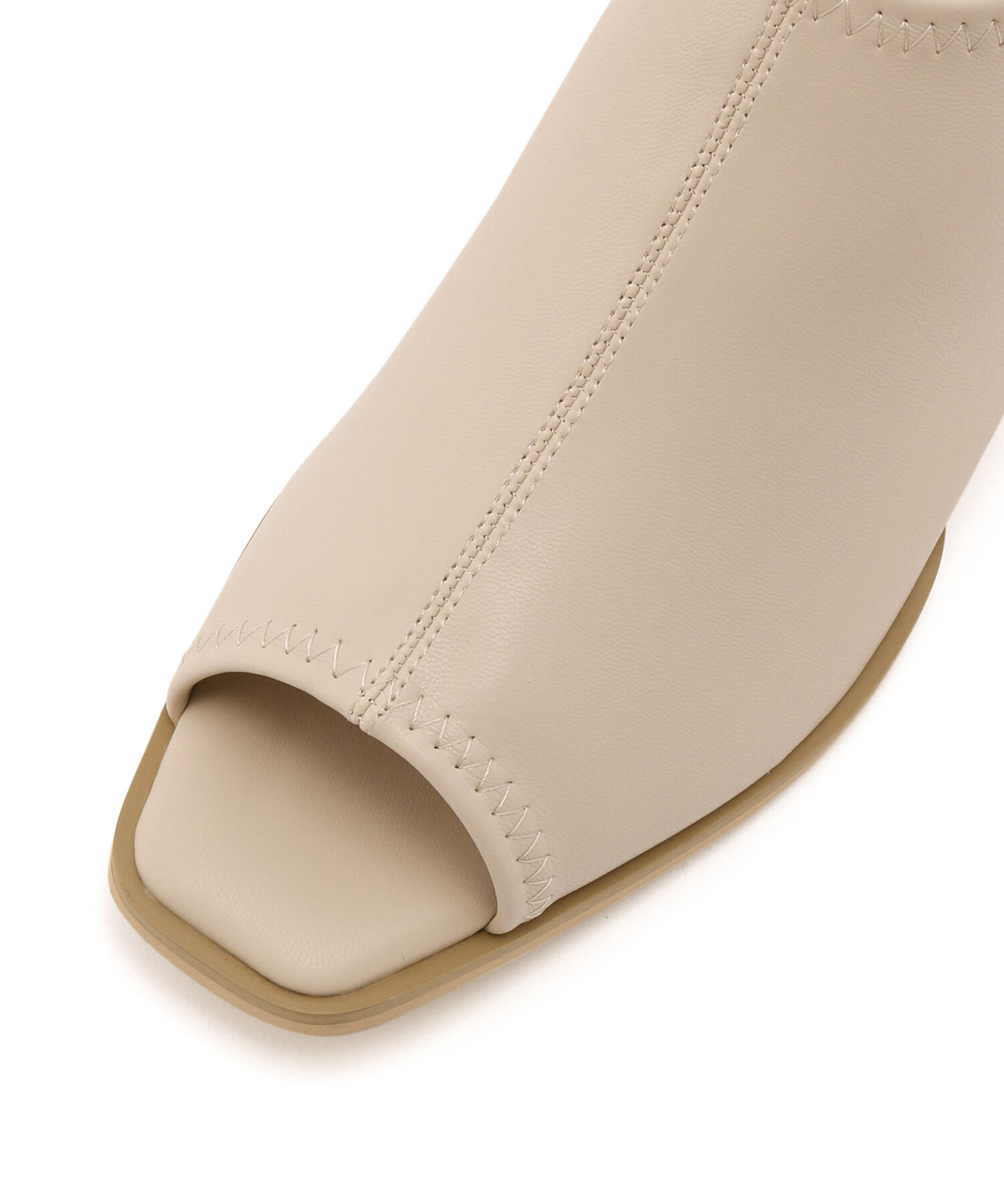 ROPE PICNIC PASSAGE「オープントゥソフトストレッチバックスリングミュール」|サンダル|