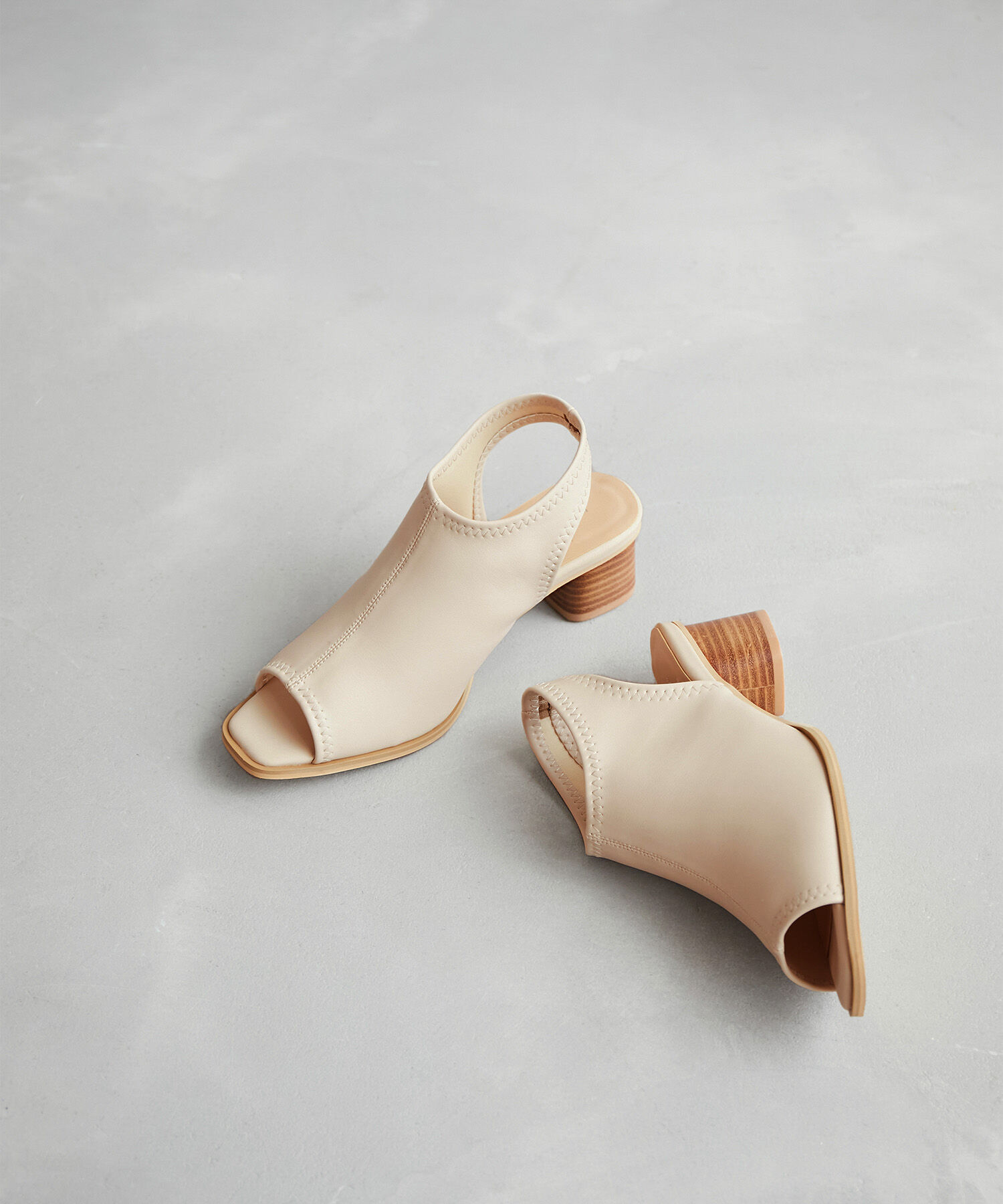 ROPE PICNIC PASSAGE「オープントゥソフトストレッチバックスリングミュール」|サンダル|キナリ(16)