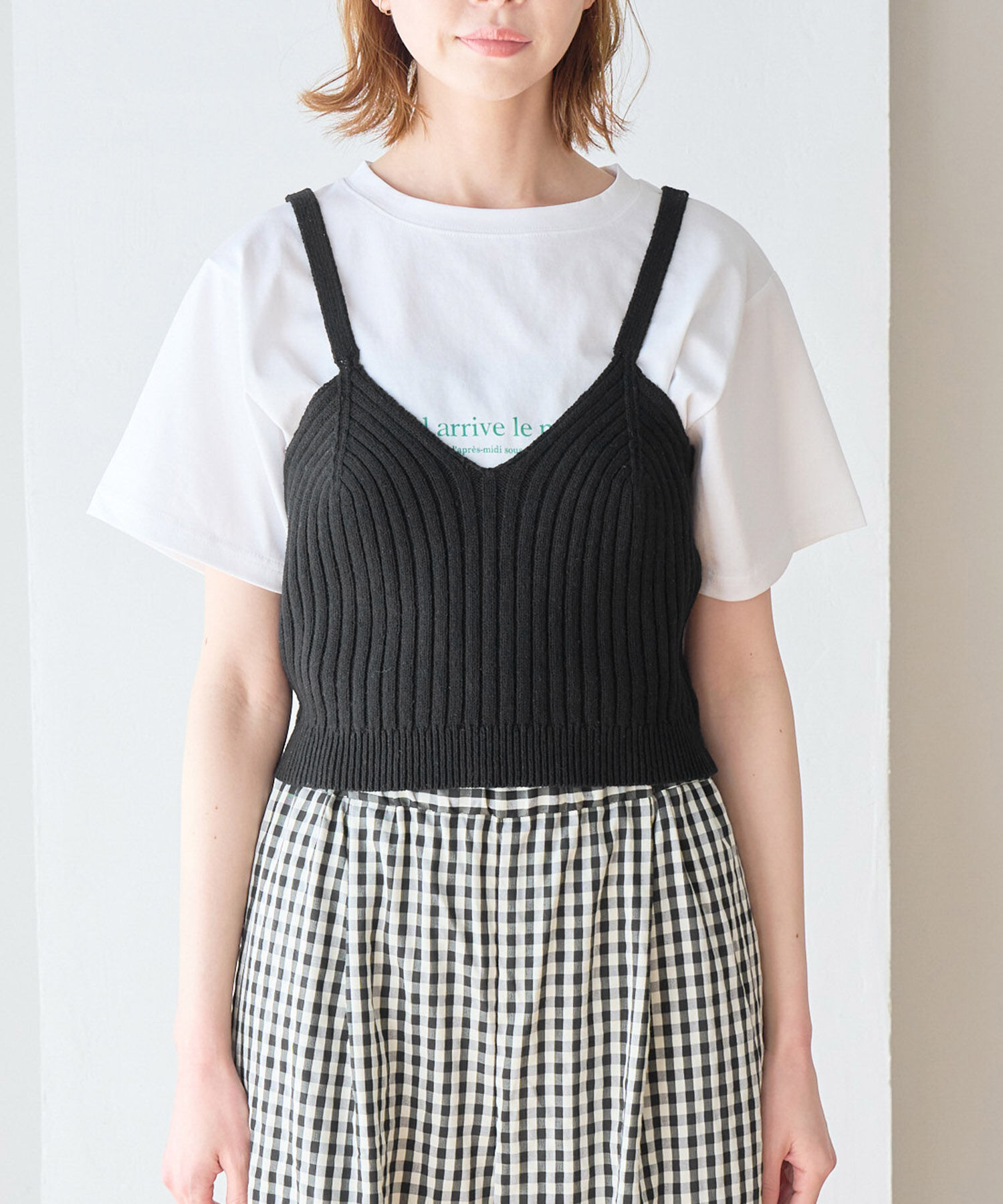 Rope&rsquo;Picnic「BRICO/ニットビスチェ」|ベスト・ジレ|