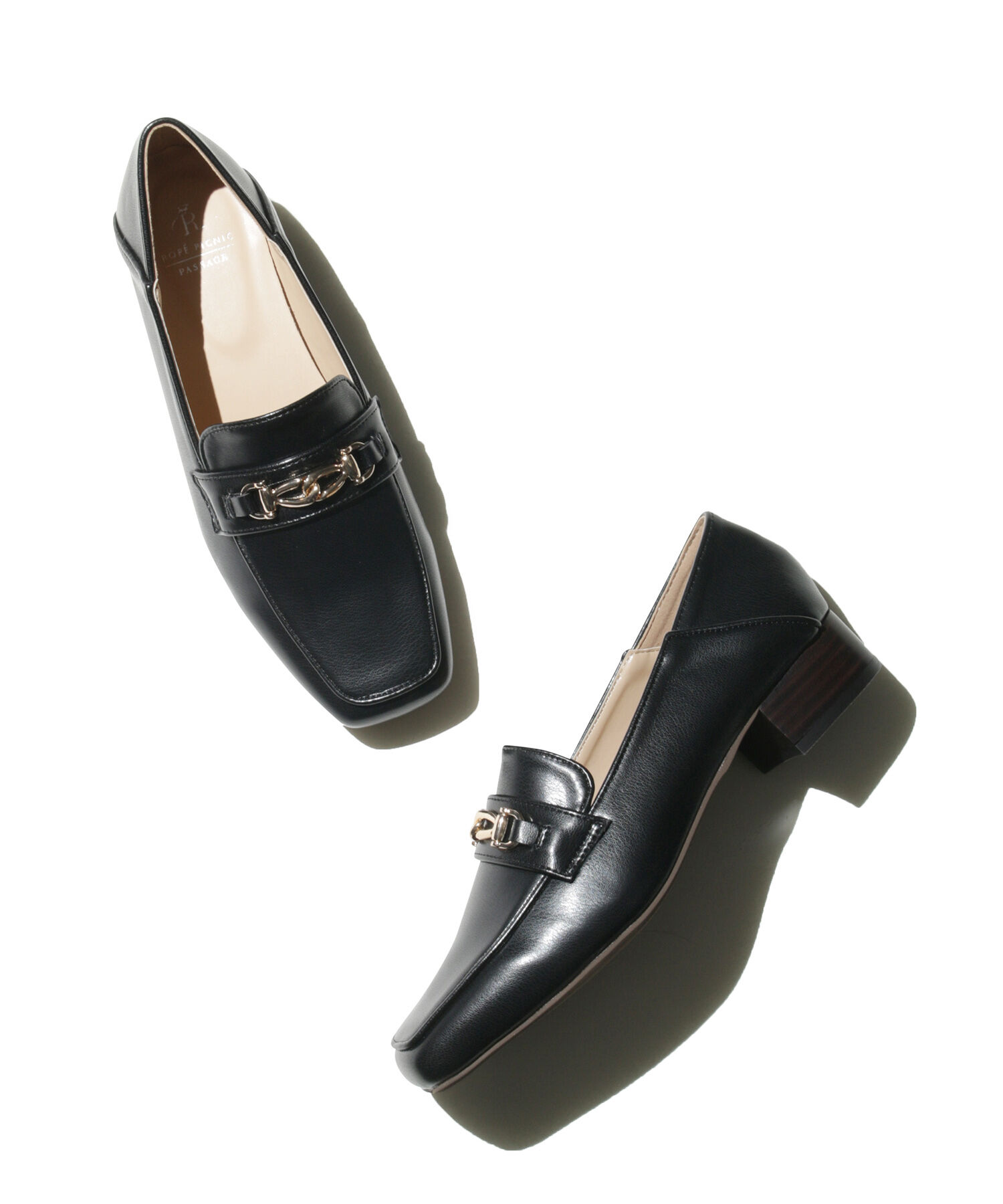 ROPE PICNIC PASSAGE「スクエアトゥビットローファーバブーシュ」|ローファー|