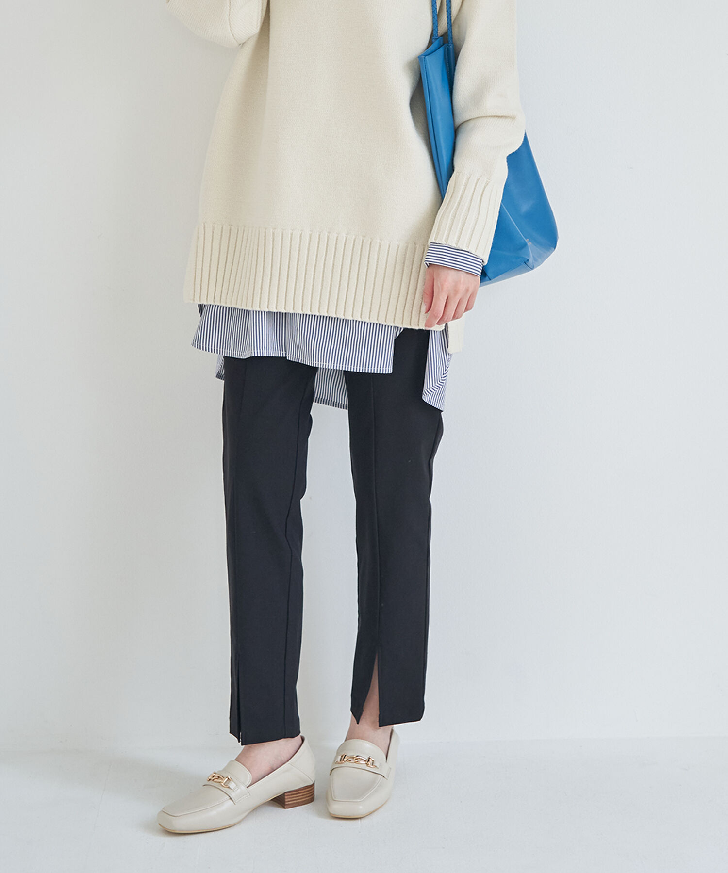 ROPE PICNIC PASSAGE「スクエアトゥビットローファーバブーシュ」|ローファー|