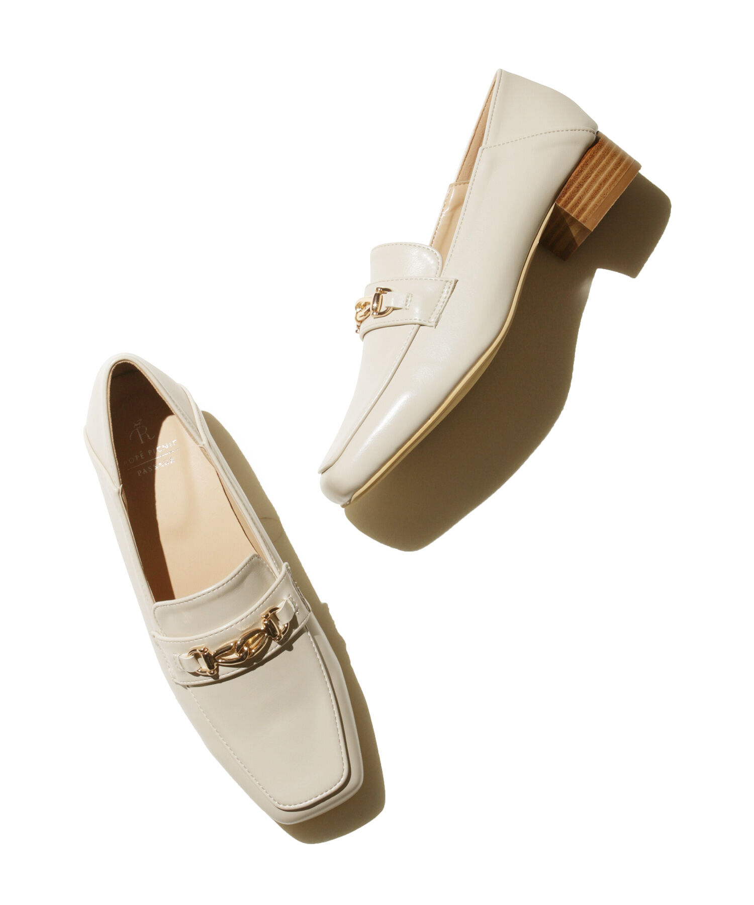 ROPE PICNIC PASSAGE「スクエアトゥビットローファーバブーシュ」|ローファー|