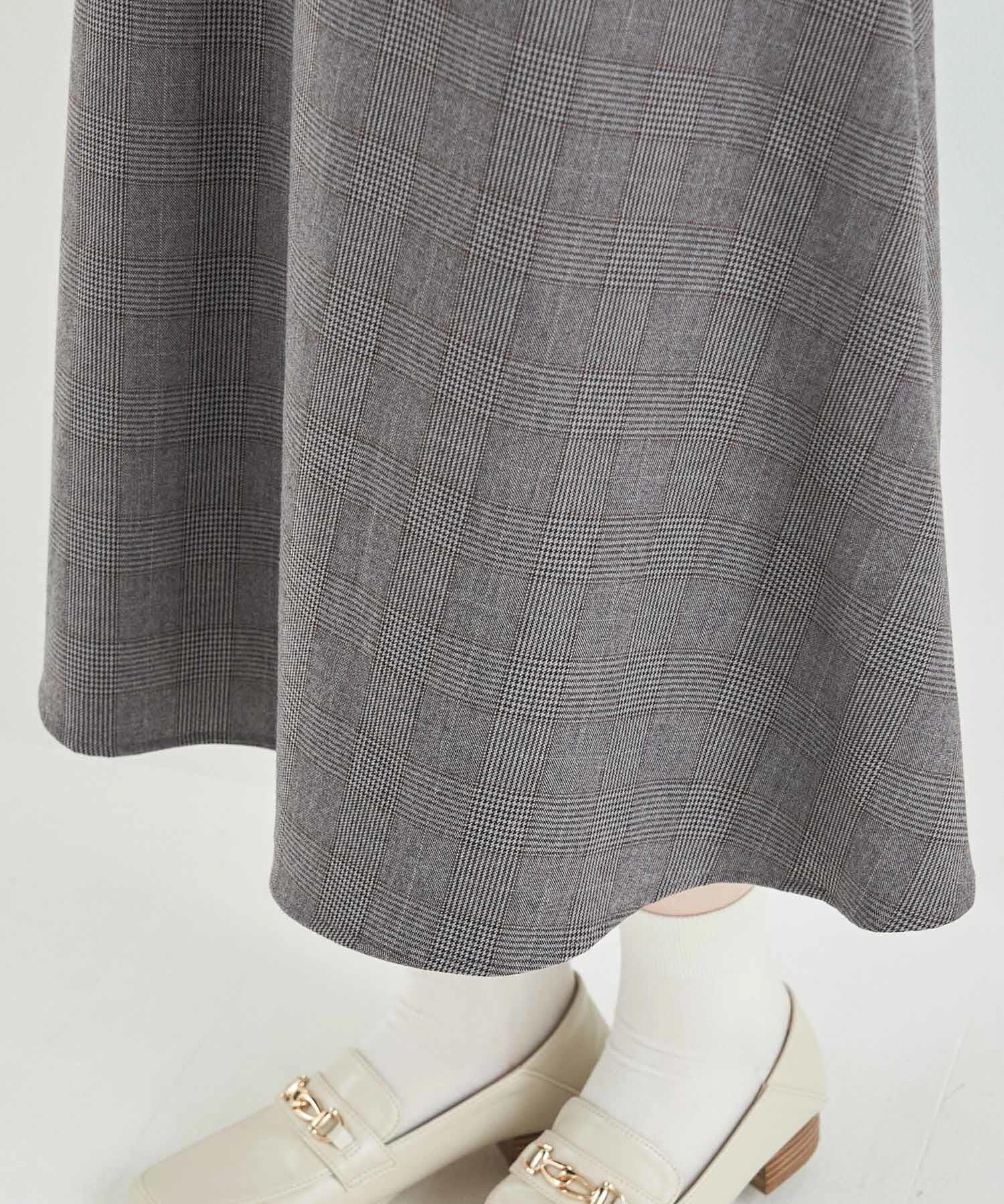 Rope&rsquo;Picnic「チェックジャンパースカート」|ジャンパースカート|