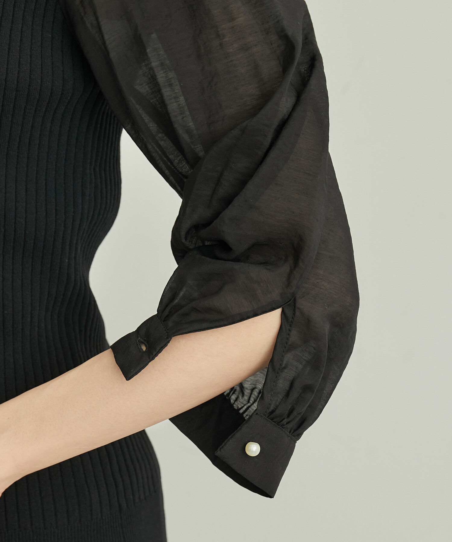 Rope&rsquo;Picnic「シアースリーブニットプルオーバー」|ニット・セーター|