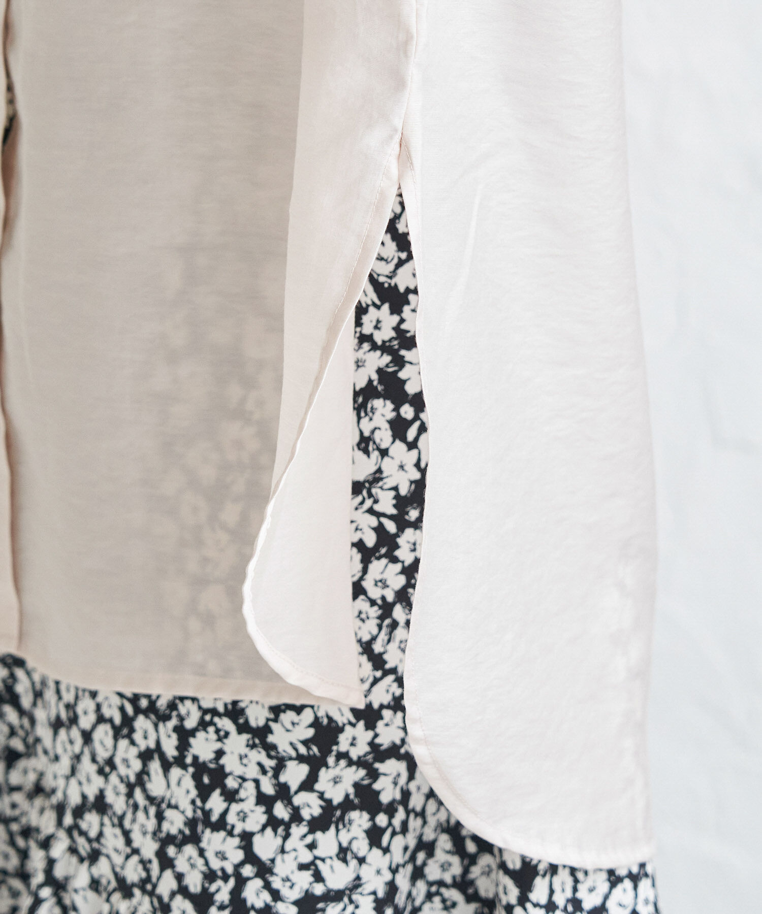 Rope&rsquo;Picnic「バンドカラーポケットシアーシャツ」|シャツ・ブラウス|