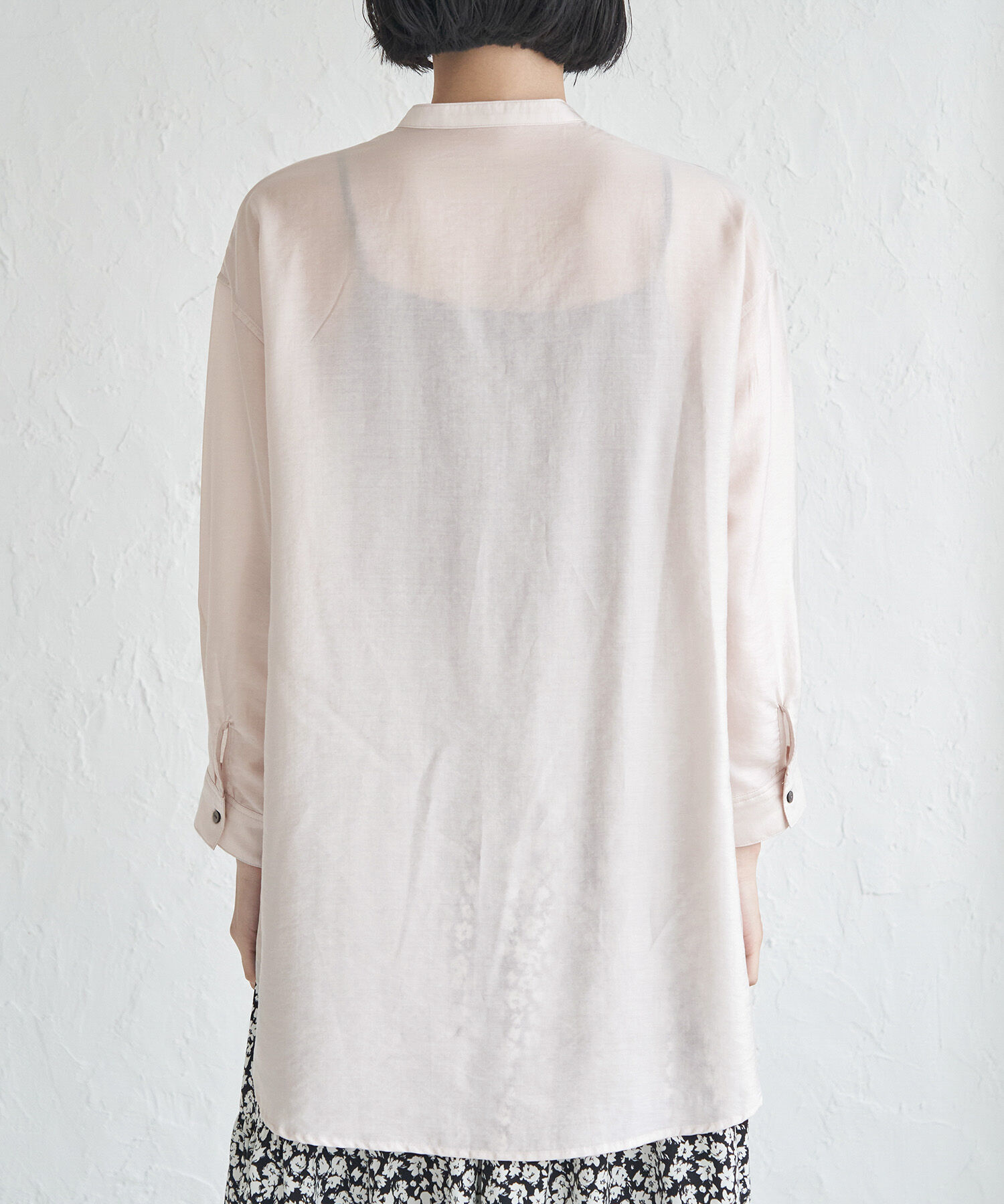 Rope&rsquo;Picnic「バンドカラーポケットシアーシャツ」|シャツ・ブラウス|