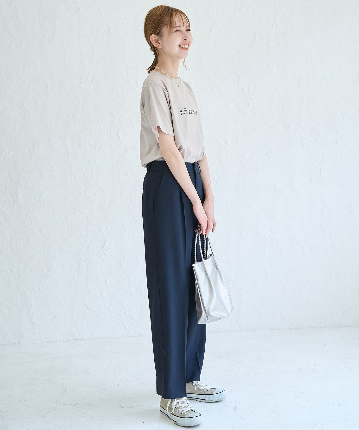 Rope&rsquo;Picnic「接触冷感・洗濯機OK/サラサラセミタックワイドパンツ」|その他|