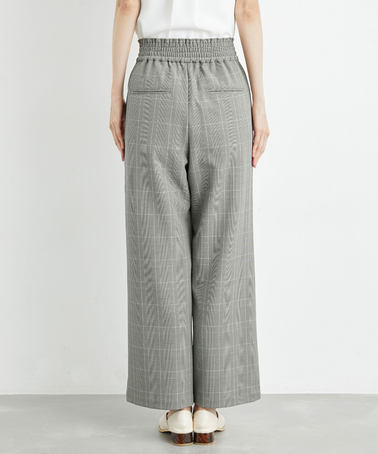 Rope&rsquo;Picnic「リンクコーデ/チェックイージーワイドパンツ」|その他|