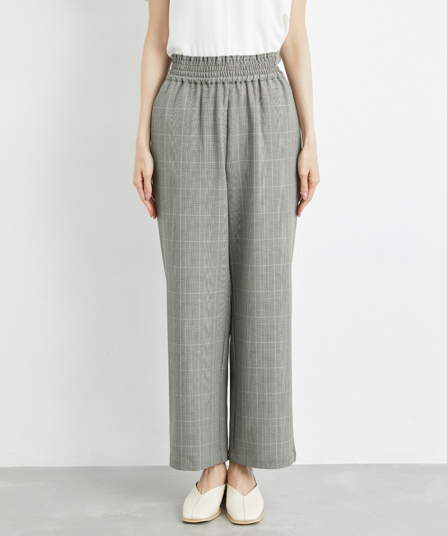 Rope&rsquo;Picnic「リンクコーデ/チェックイージーワイドパンツ」|その他|