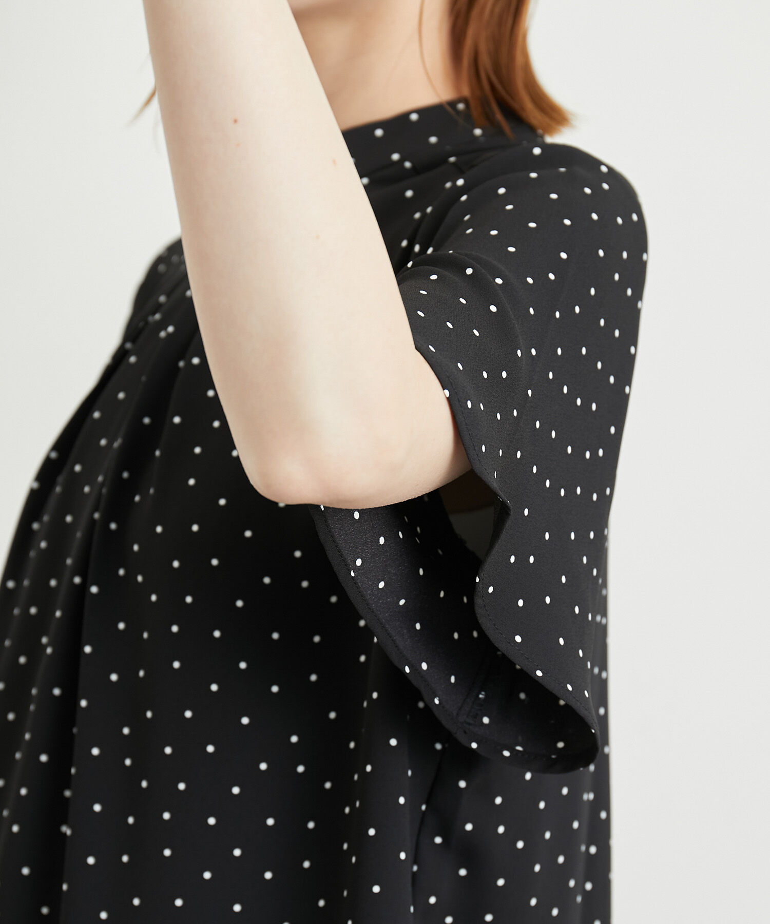 Rope&rsquo;Picnic「洗濯機OK・2WAY/サラサラボウタイハーフスリーブブラウス」|シャツ・ブラウス|