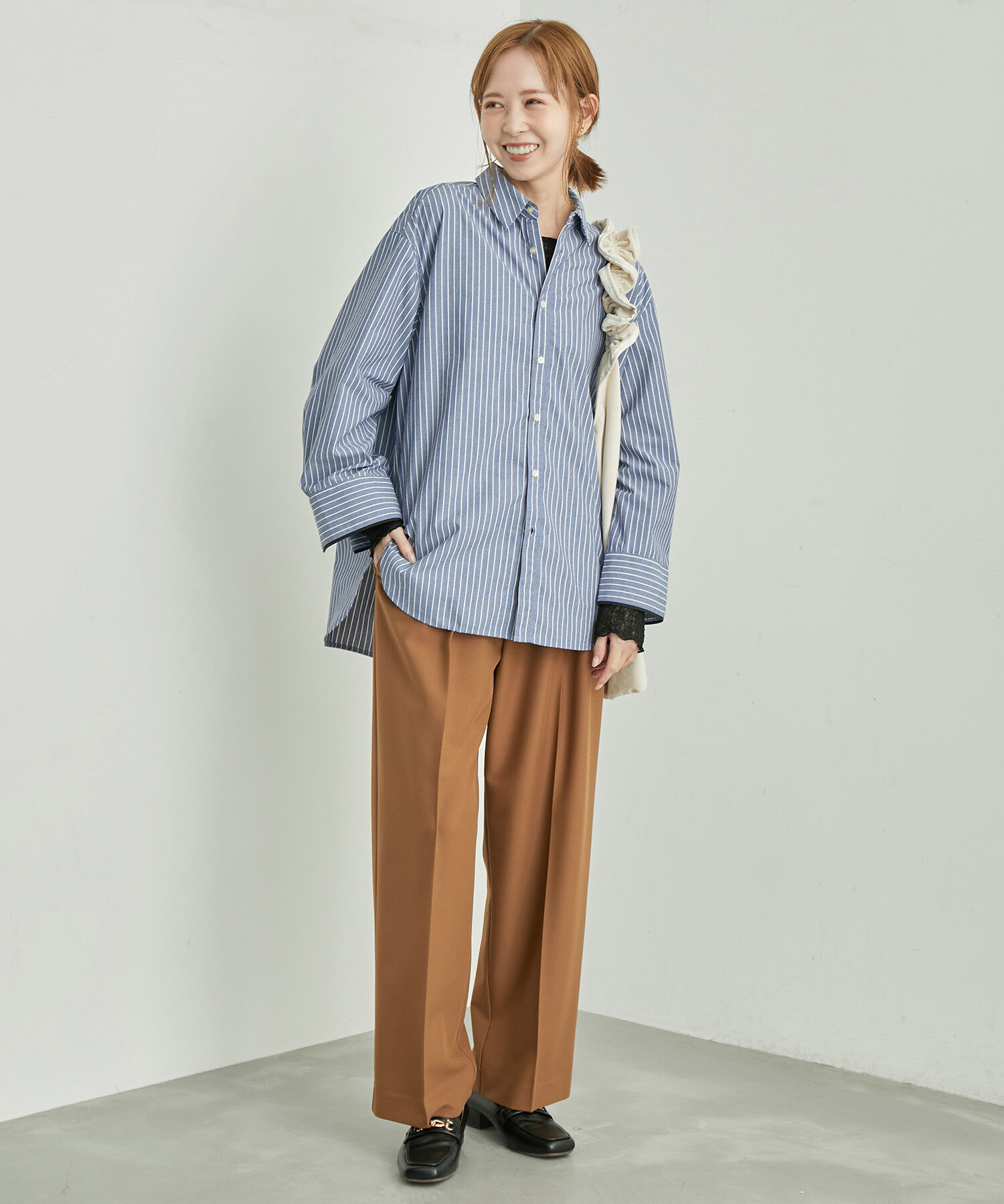 Rope&rsquo;Picnic「【CM着用商品】シワになりにくいカフスシャツ」|シャツ・ブラウス|